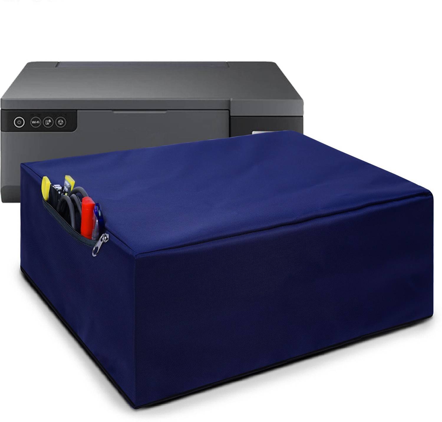 Alifiya Printer Cover for Epson EcoTank L8050 Single Function Ink Tank Printer - Blue Printer Cover