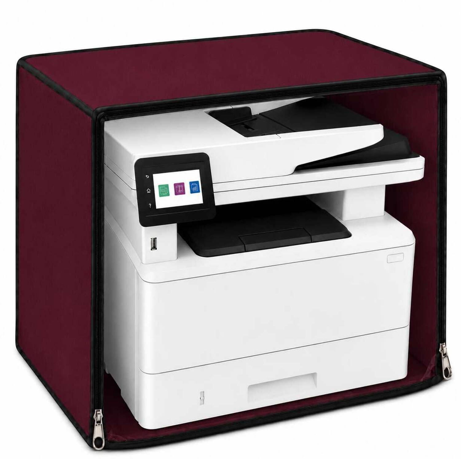 ATP Printer Cover For HP Laser MFP 329dw Printer (Solid Maroon) Printer Cover