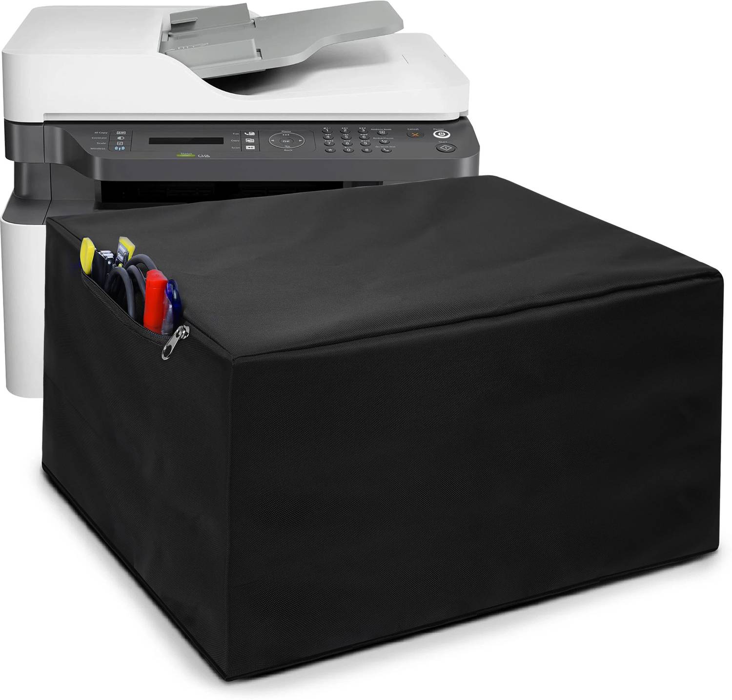 Alifiya Dust Proof washable Printer Cover for HP Laser MFP 1188fnw - Black Printer Cover