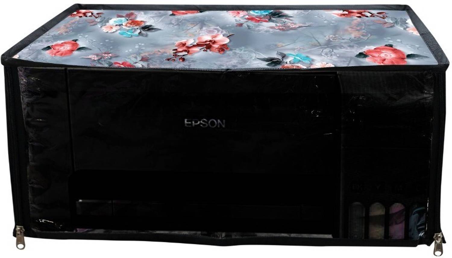LoomStar Printer Cover For Epson EcoTank L3150 Blue flower Printer Cover