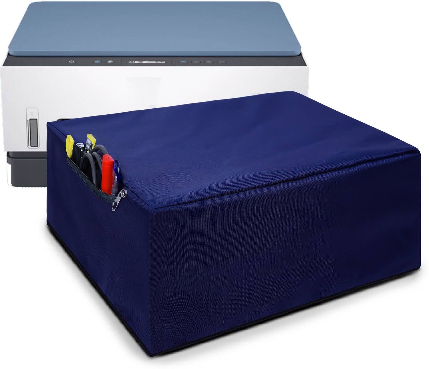 Alifiya Printer Cover for HP 675 Duplexer All-in-One Printer - Blue Printer Cover
