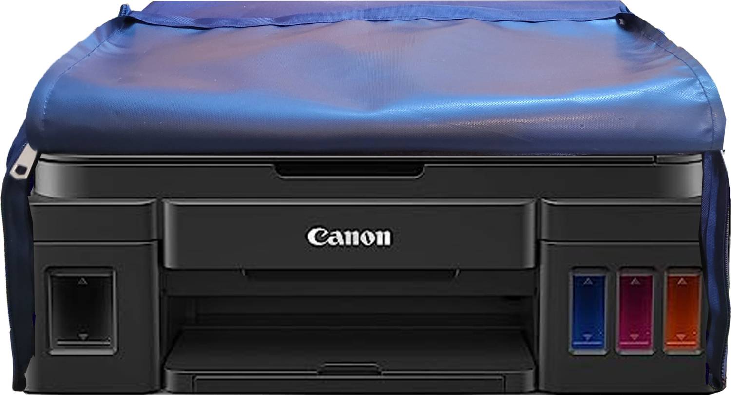 Protectio Dust proof Printer Cover for Canon Pixma G3010 Chain printer cover- Blue Printer Cover