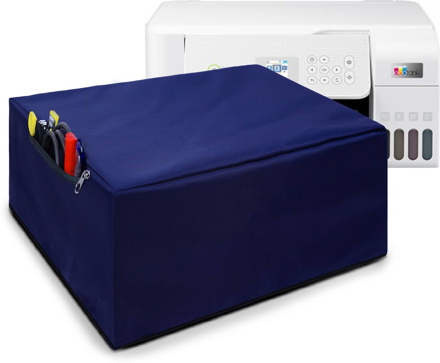 Alifiya Dust Proof Washable Printer Cover for Epson EcoTank L3266 All-in-One - Blue Printer Cover