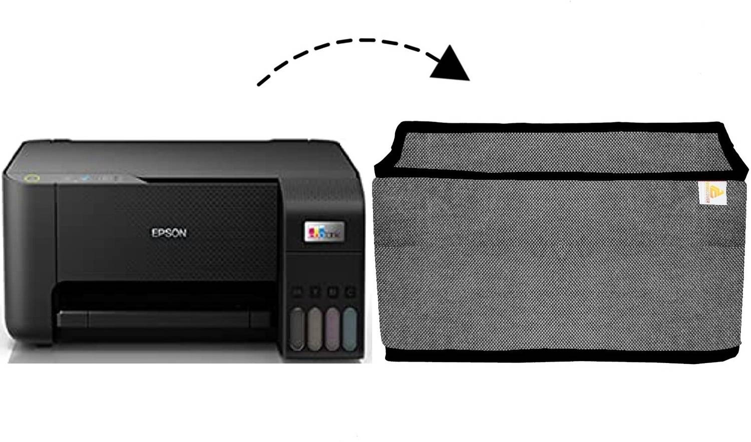 PrimeCover L3252 / L3250 / L3210 All-in-One with Utility Pocket Printer Cover