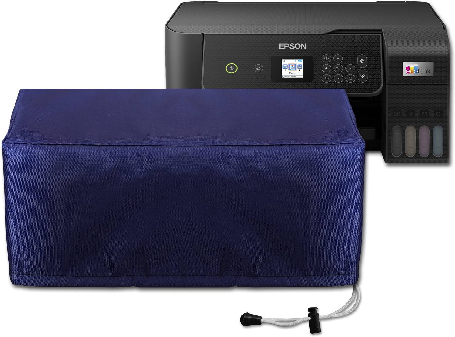 Cranique Dust Proof Nylon printer Cover For Epson EcoTank L3260 InkTank Printer - Blue Printer Cover