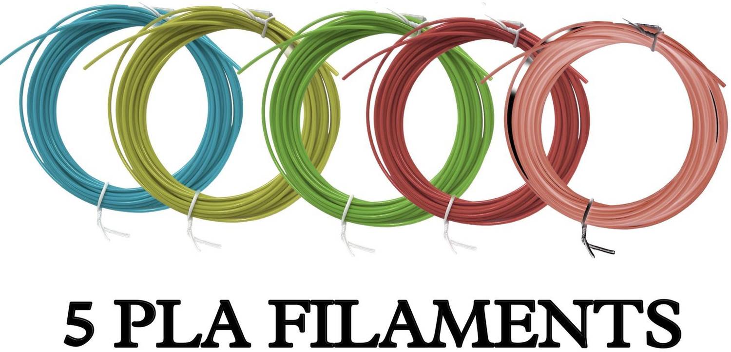 camin PLA Filament 5m each set of 5 | 3d pen PLA | 3d pen filaments| 3d PLA Filaments Printer Filament