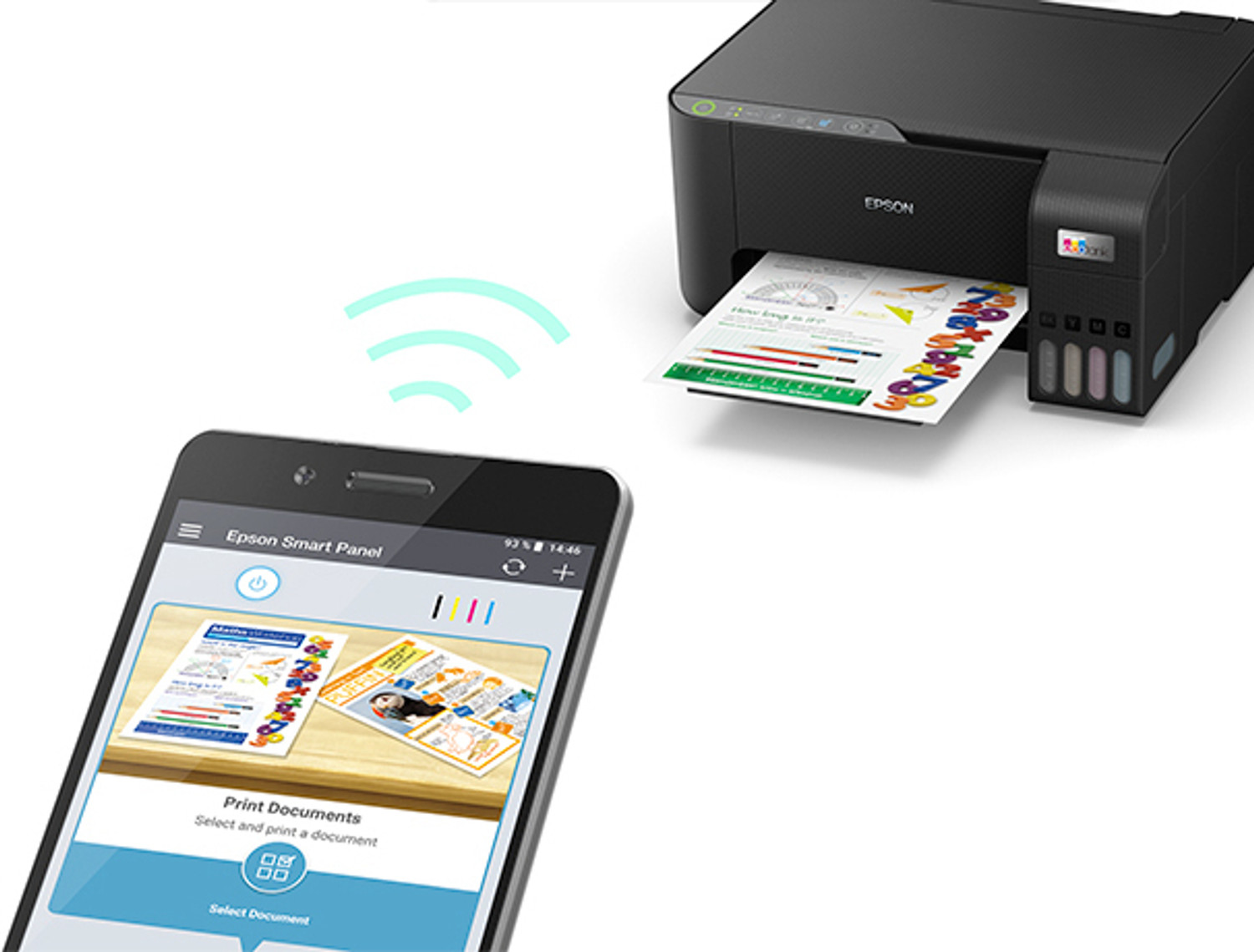 Image of Epson L3250 Multi-function WiFi Color Ink Tank Printer Multi-function WiFi Color Inkjet Printer