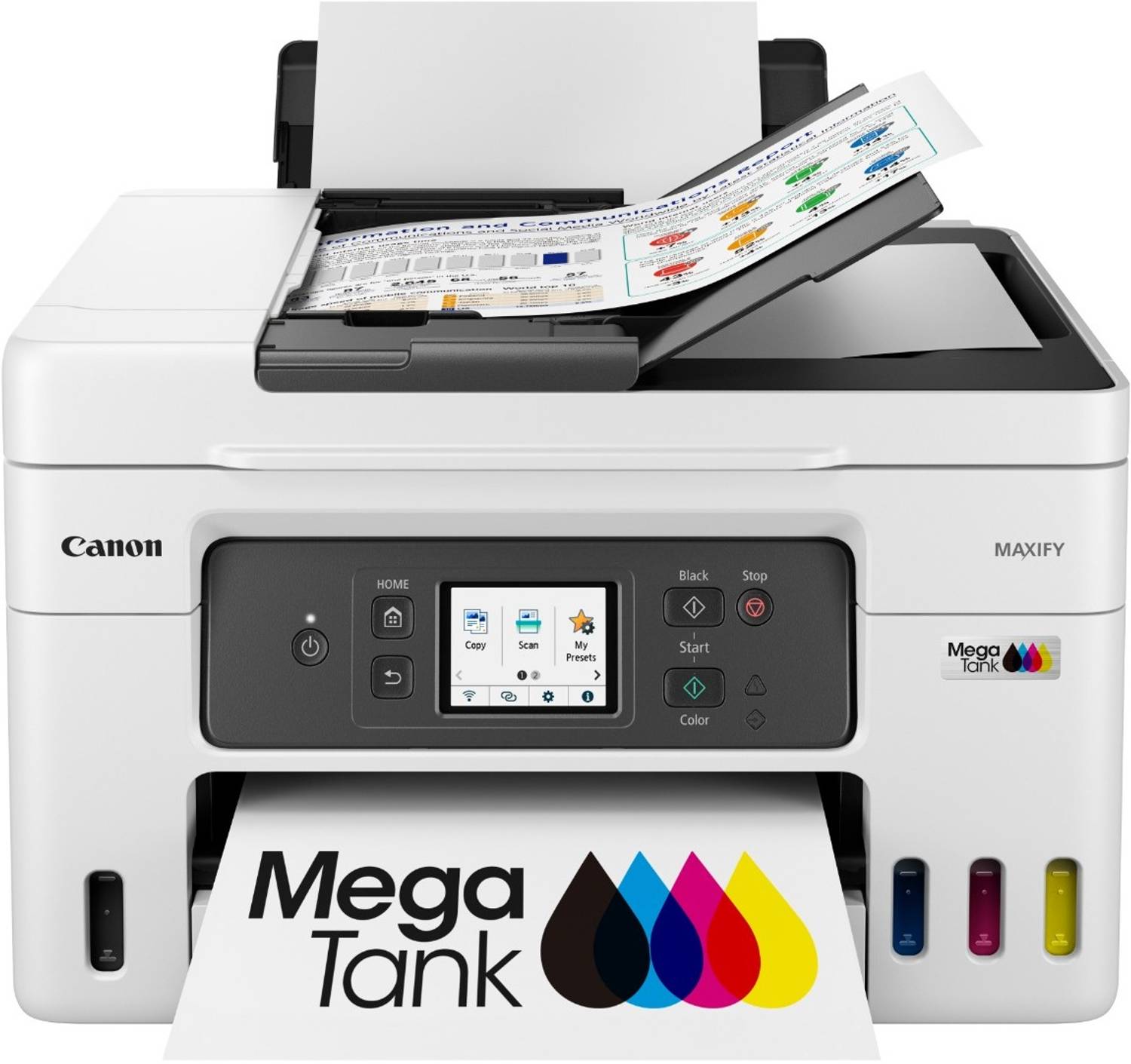 Canon MAXIFY GX4070 Multi-function WiFi Color Ink-Efficient Print