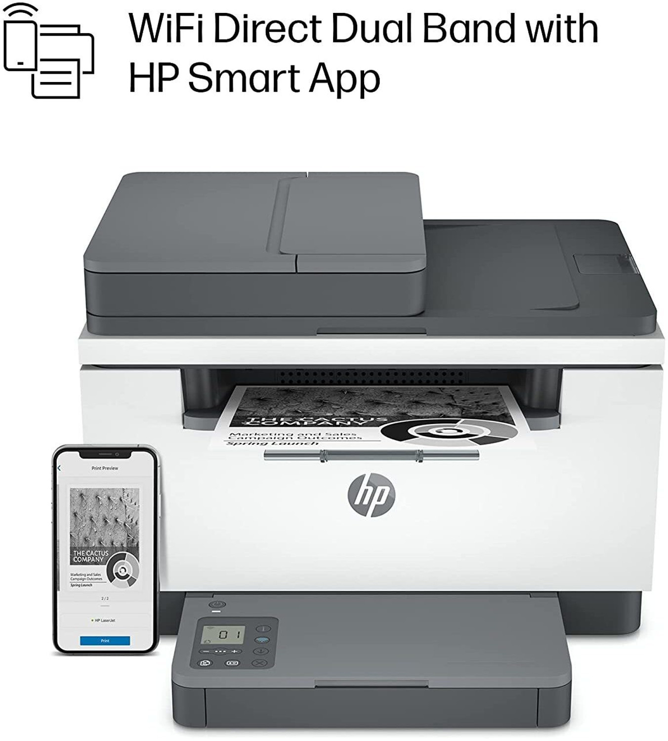 Image of HP Laserjet MFP M233sdw Single Function WiFi Monochrome Laser Printer