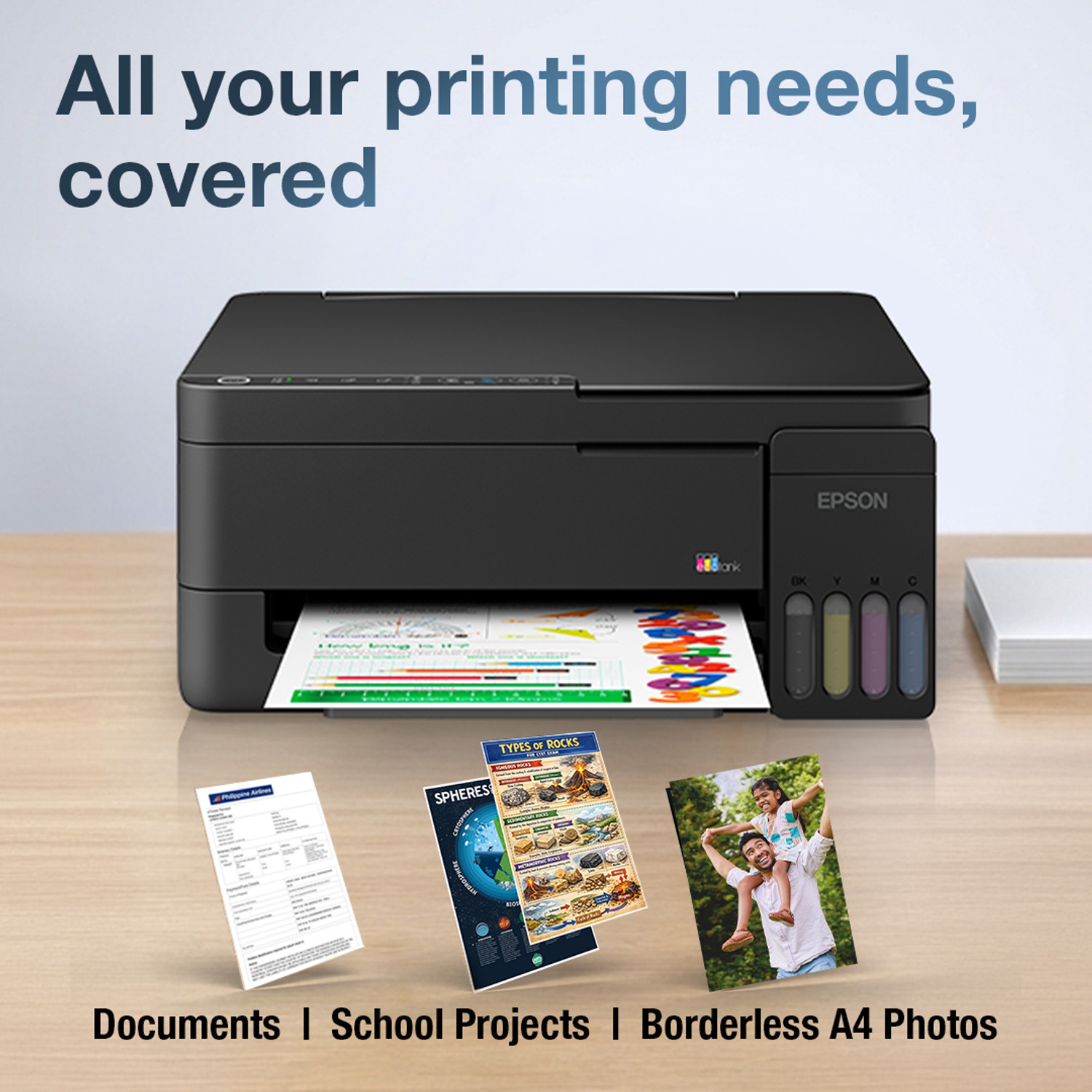 Image of Epson L3351 Multi-function WiFi Color Ink Tank Printer