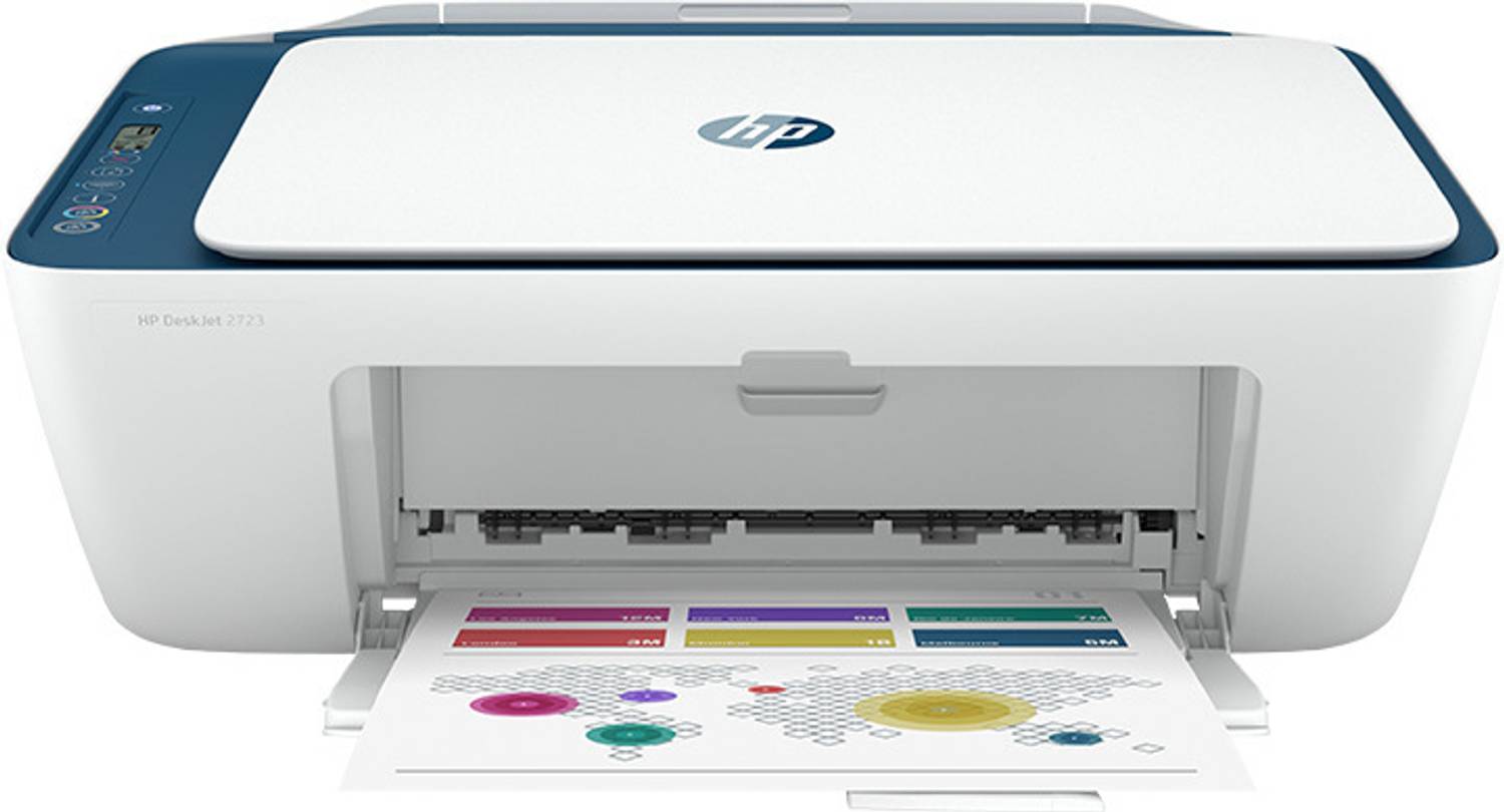 HP DeskJet 2723 Multi-function WiFi Color Inkjet Printer with Cop