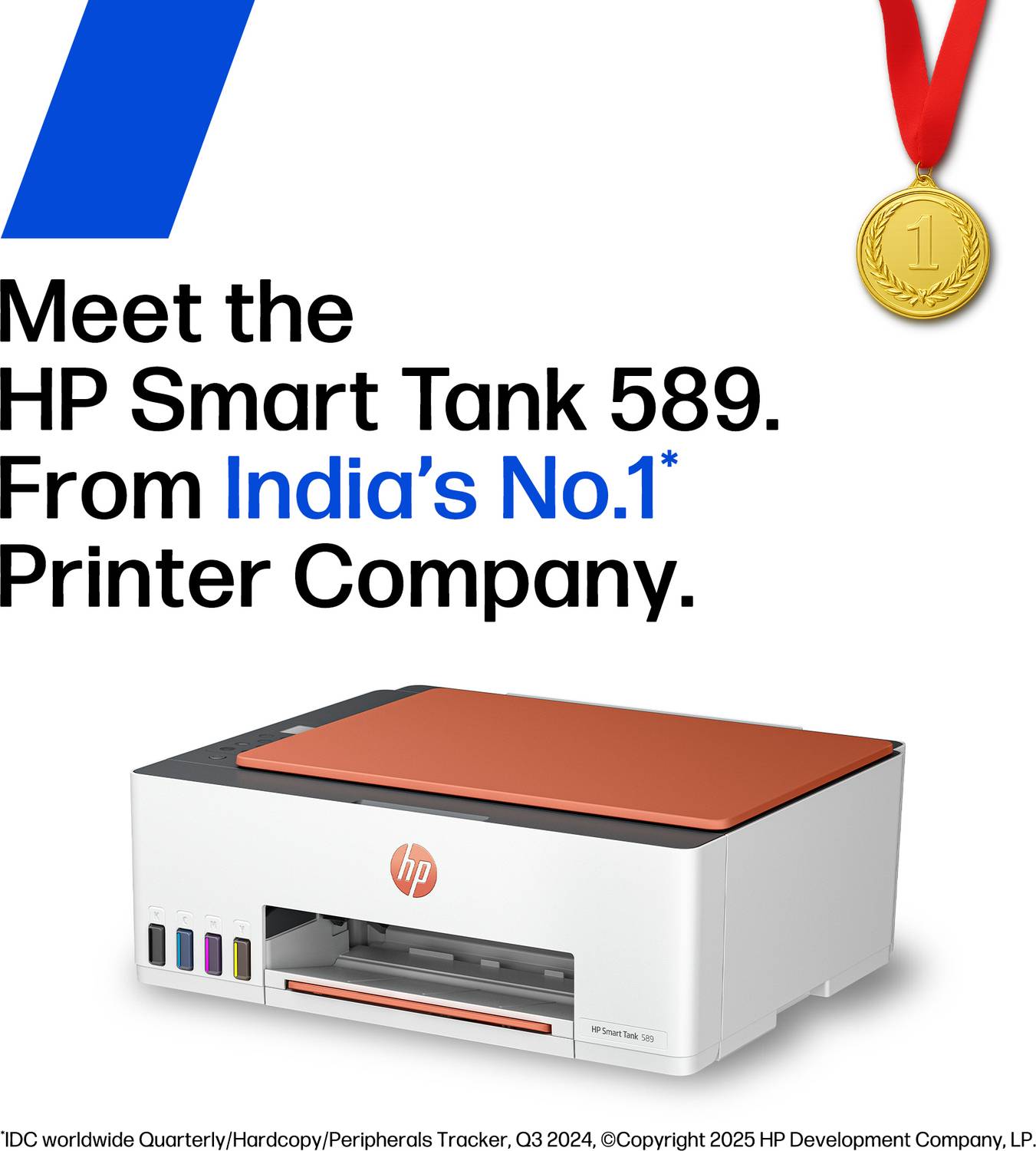 HP Smart All In One 589 Multi-function WiFi Printer - Image 2