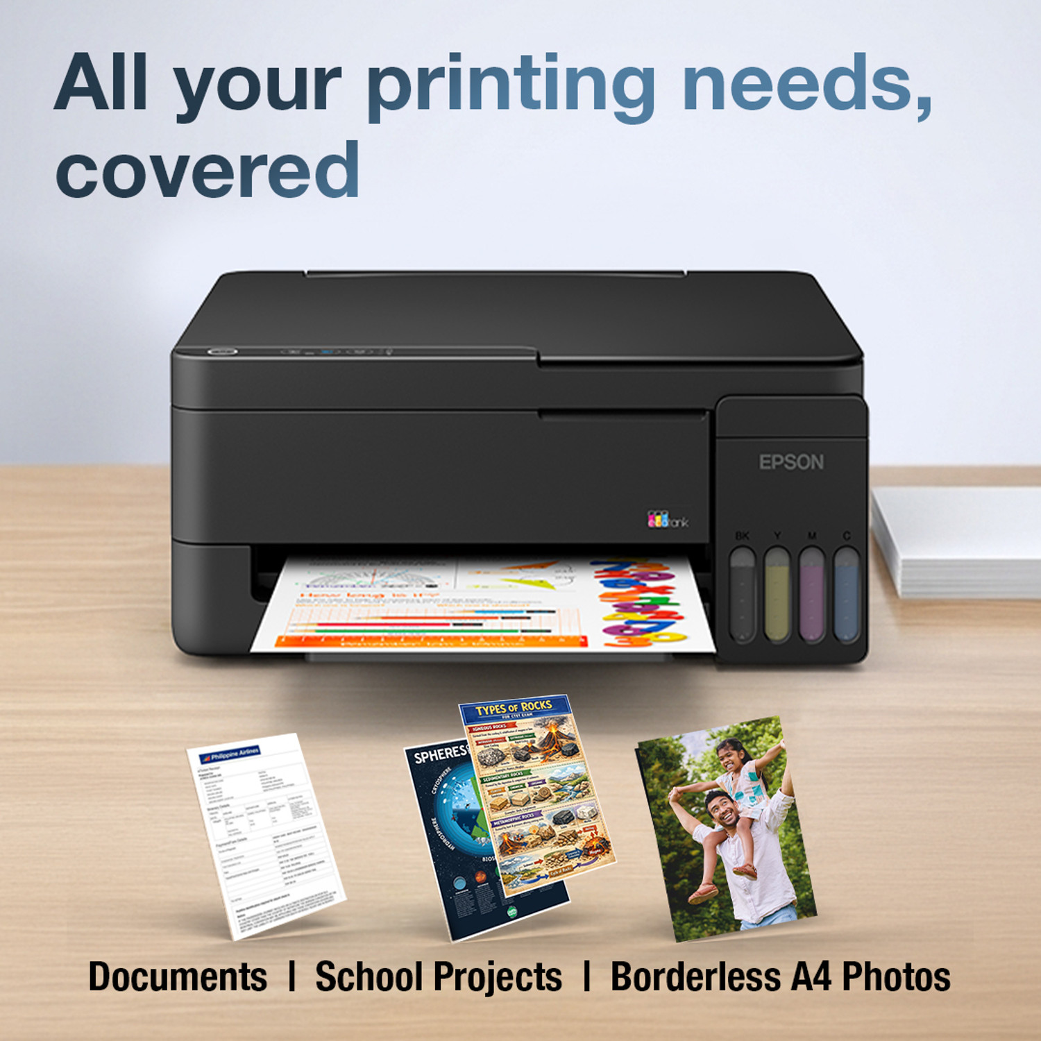 Image of Epson EcoTank L3310 Multi-function Color Ink Tank Printer