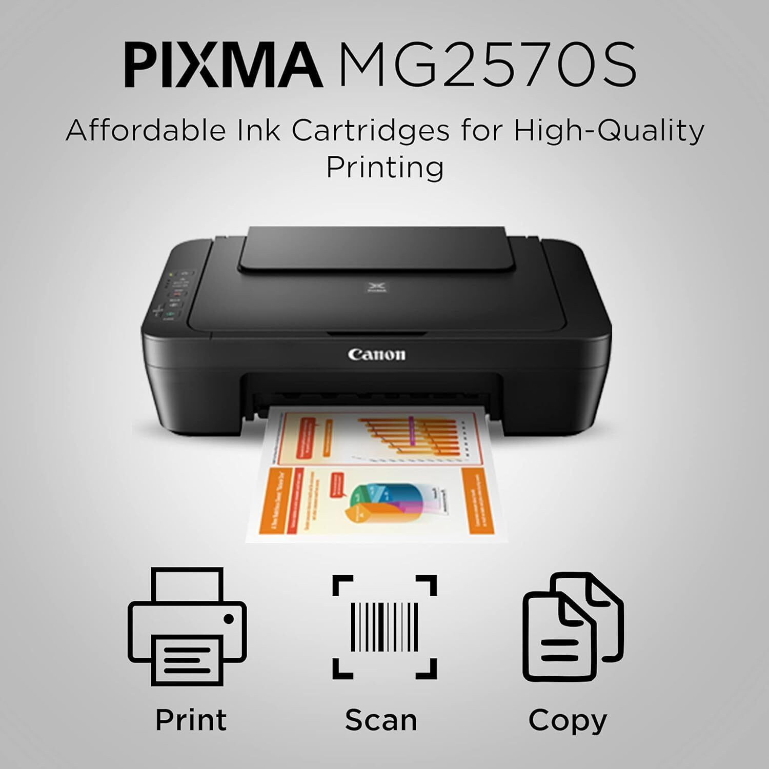 Image of Canon MG2570S Multi-function Color Inkjet Printer