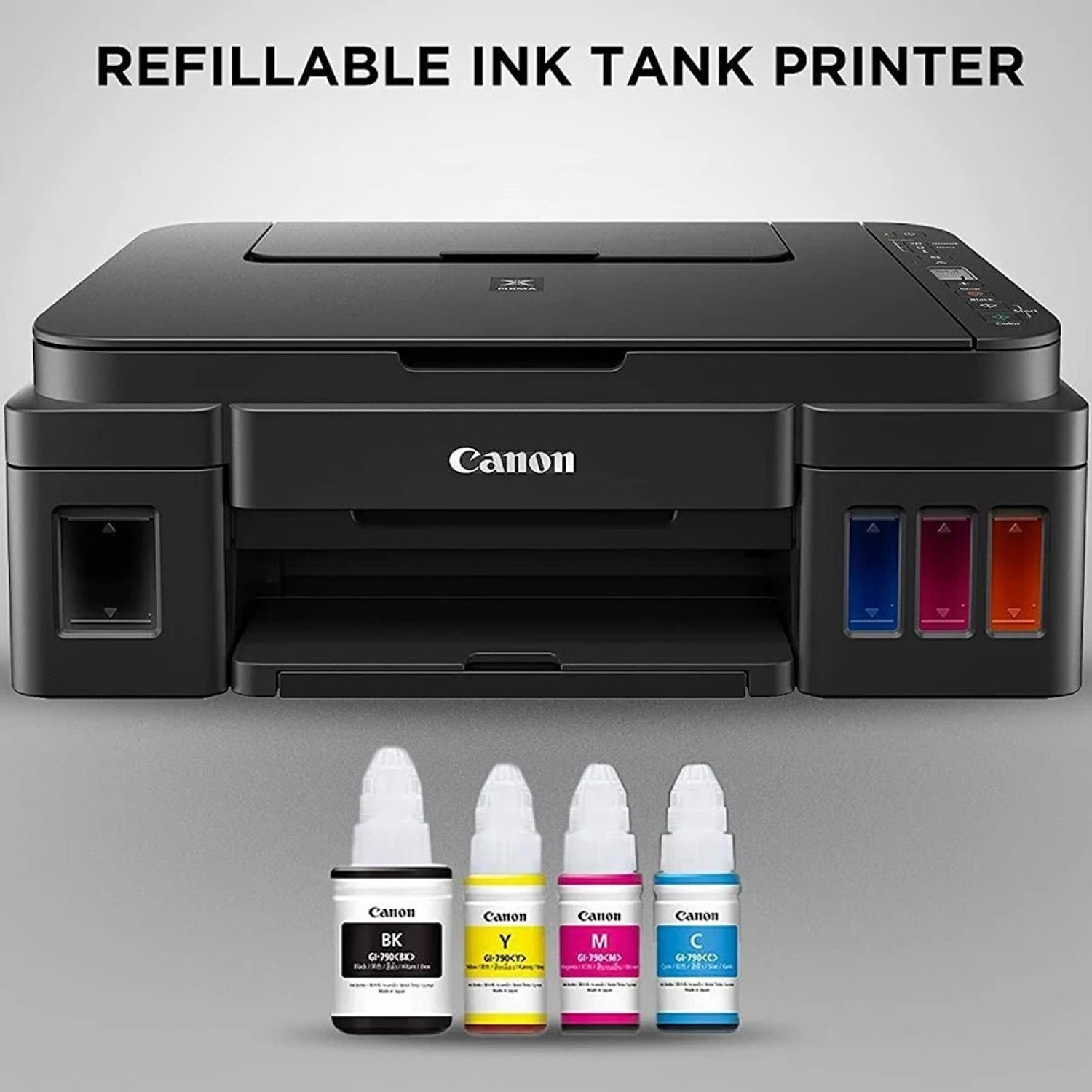 Image of Canon Pixma G3010 Multi-function WiFi Color Inkjet Printer