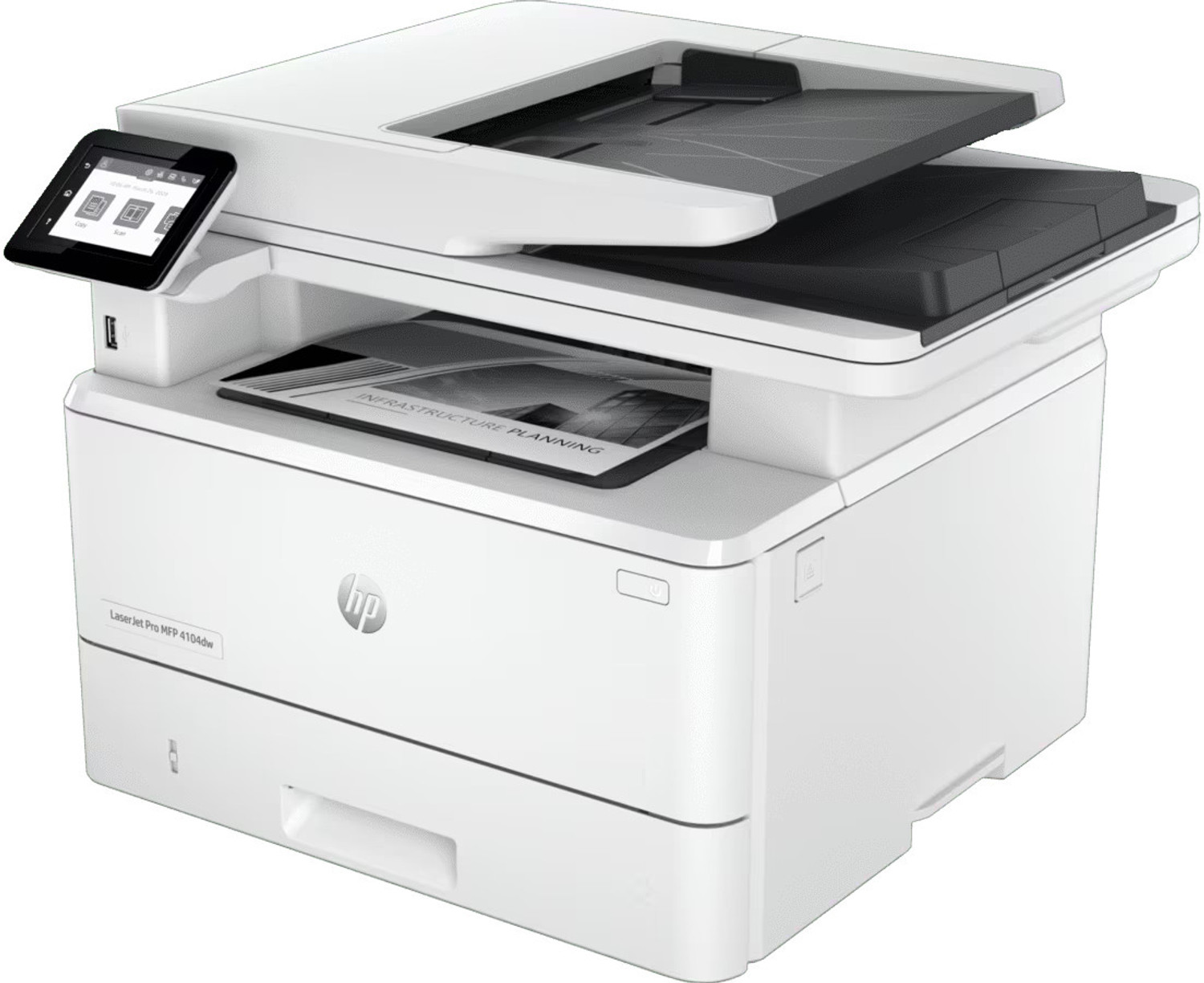 Image of HP LaserJet Pro MFP 4104dw Multi-function WiFi Monochrome Laser Printer