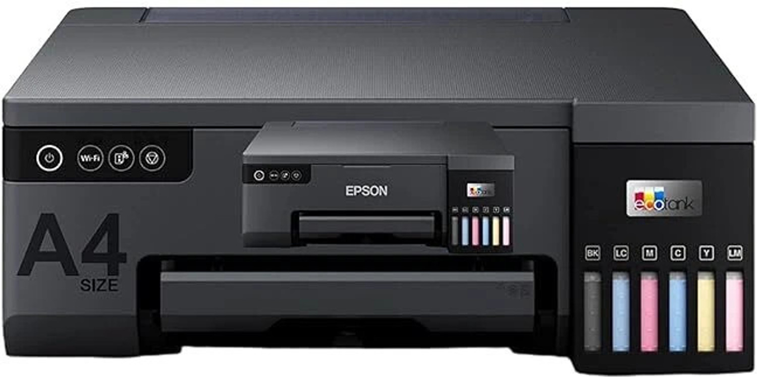Image of Epson Eco Tank L8050 Wireless Colour Home Inkjet Printers Single Function WiFi Color Inkjet Printer