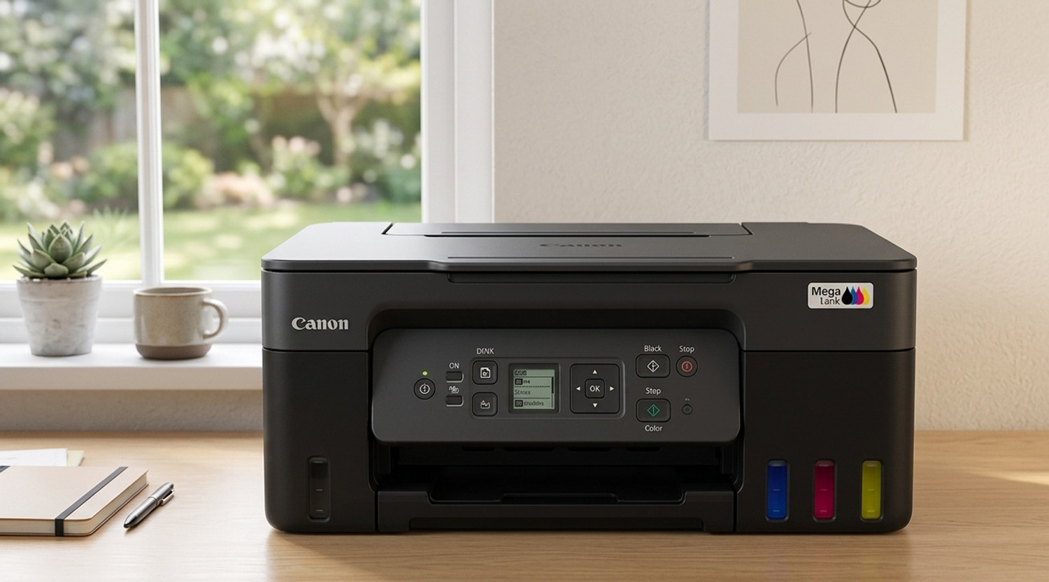 Image of Canon PIXMA G3770 , USB, Multi-function WiFi Color Ink Tank Printer