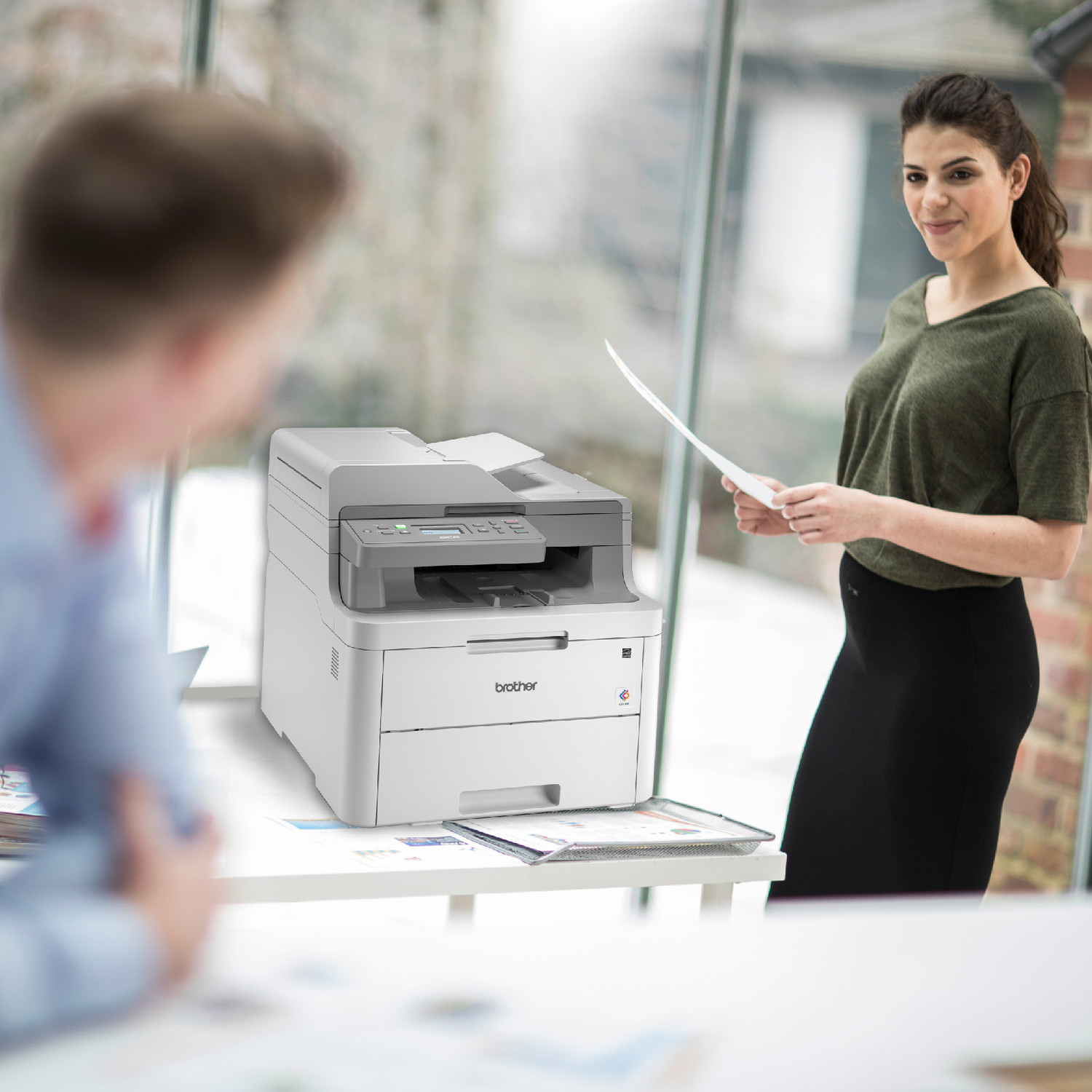 Image of brother DCP-L3551CDW Multi-function Color Laser Printer with Auto Duplex Feature