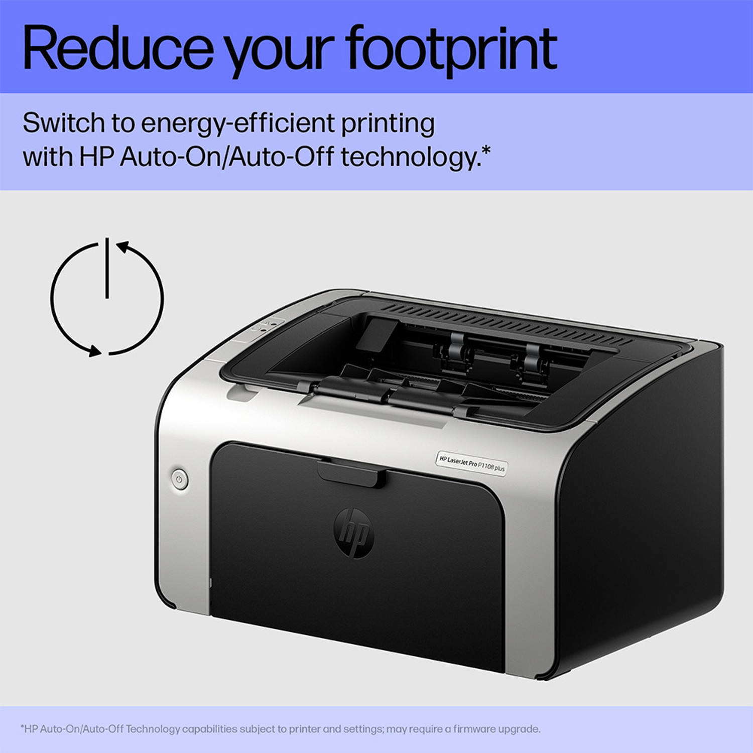 Image of HP LASERJET PRO P1108 PLUS Single Function Monochrome Laser Printer