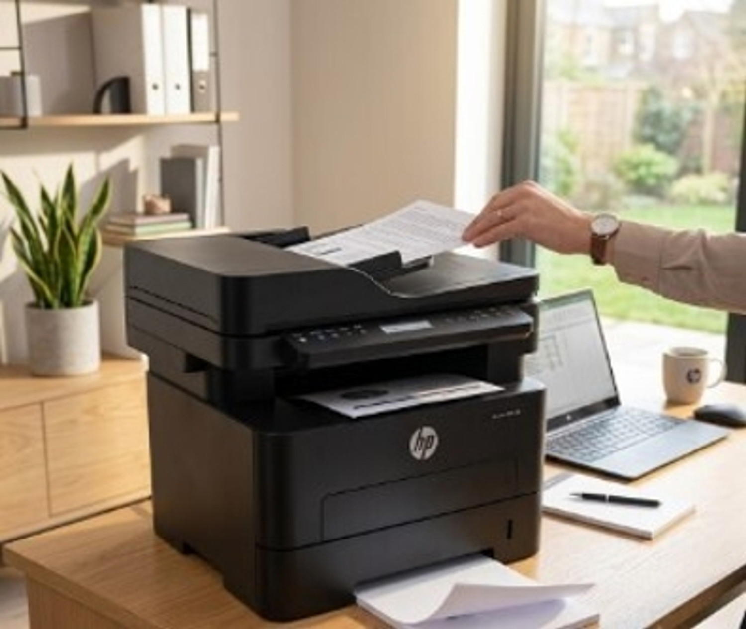 Image of HP Laser 323sdnw MFP - Wi-Fi, USB, Ethernet & Auto Duplex Multi-function WiFi Monochrome Laser Printer