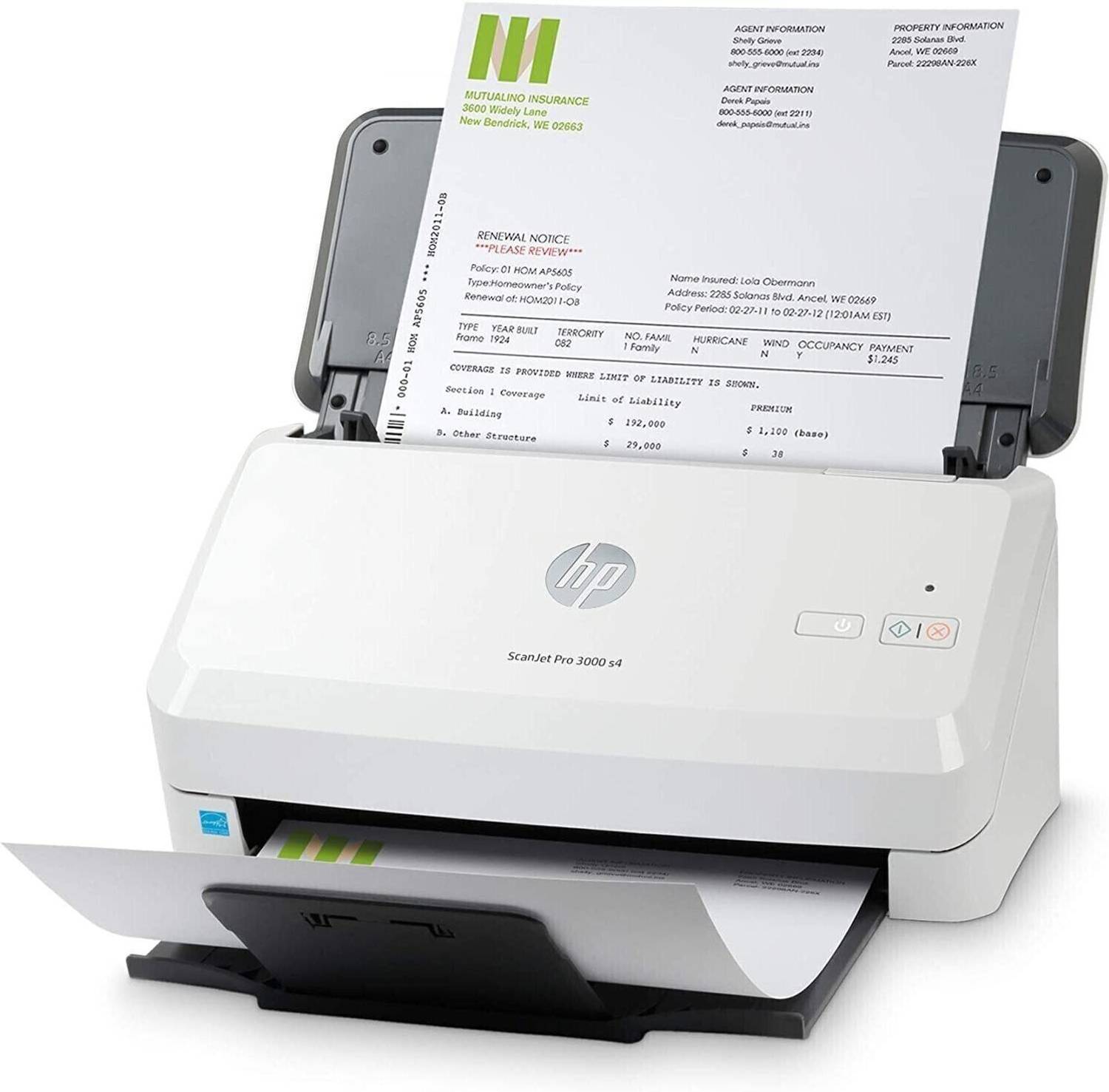 HP ScanJet Pro 3000 s4 Sheet-Feed Scanner Multi-function WiFi Col