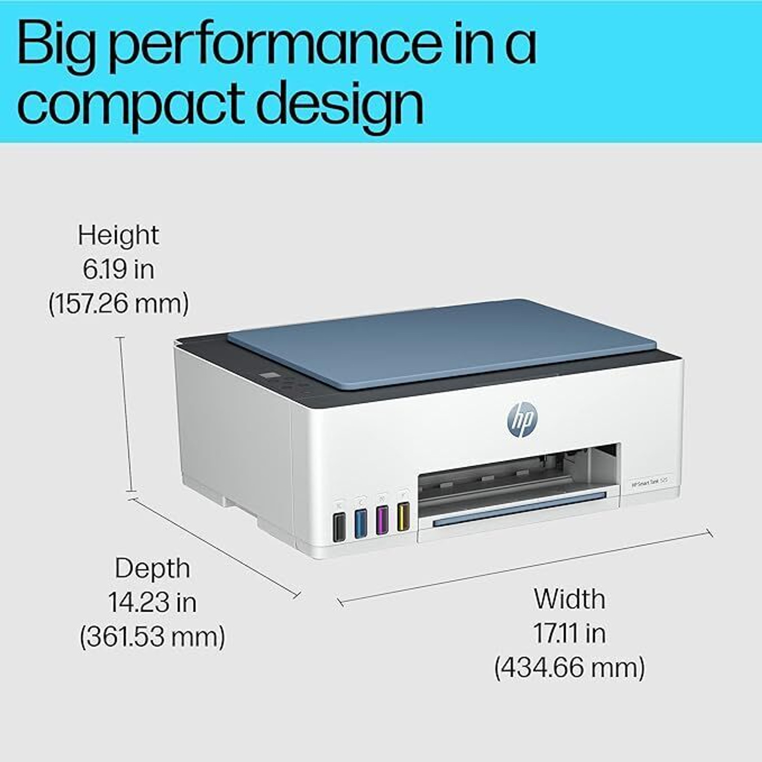 Image of HP Smart Tank 525 All-in-One Multi-function Color Ink Tank Printer