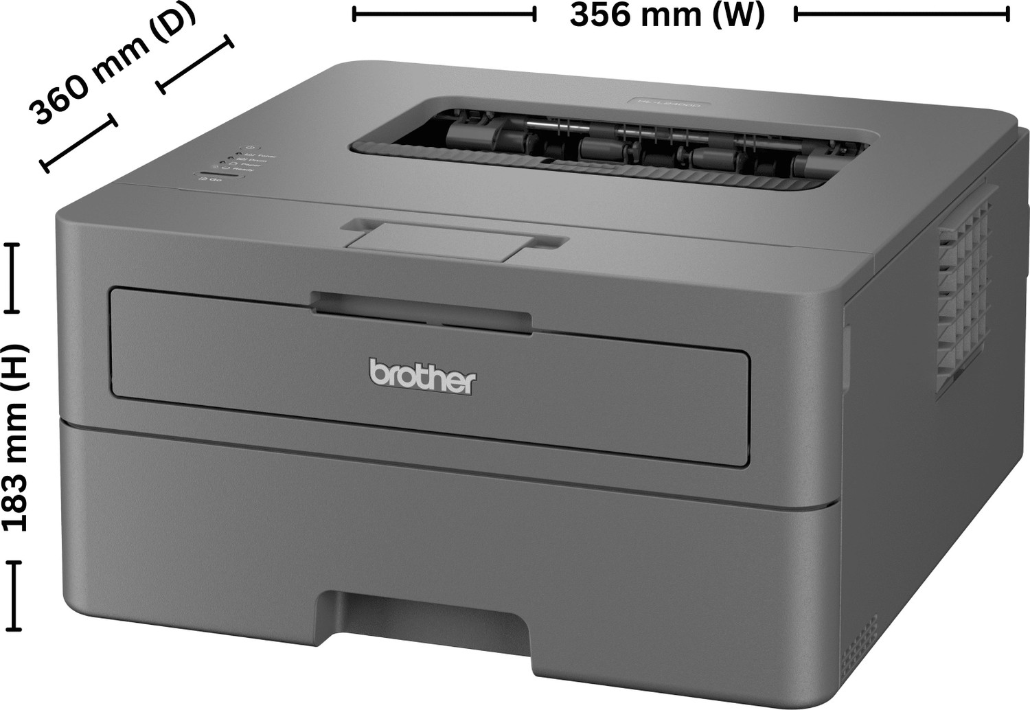 Image of brother HL-L2440DW Single Function WiFi Monochrome Laser Printer with Auto Duplex Feature & with Up to 3000 Pages of Black Ink Toner in the box