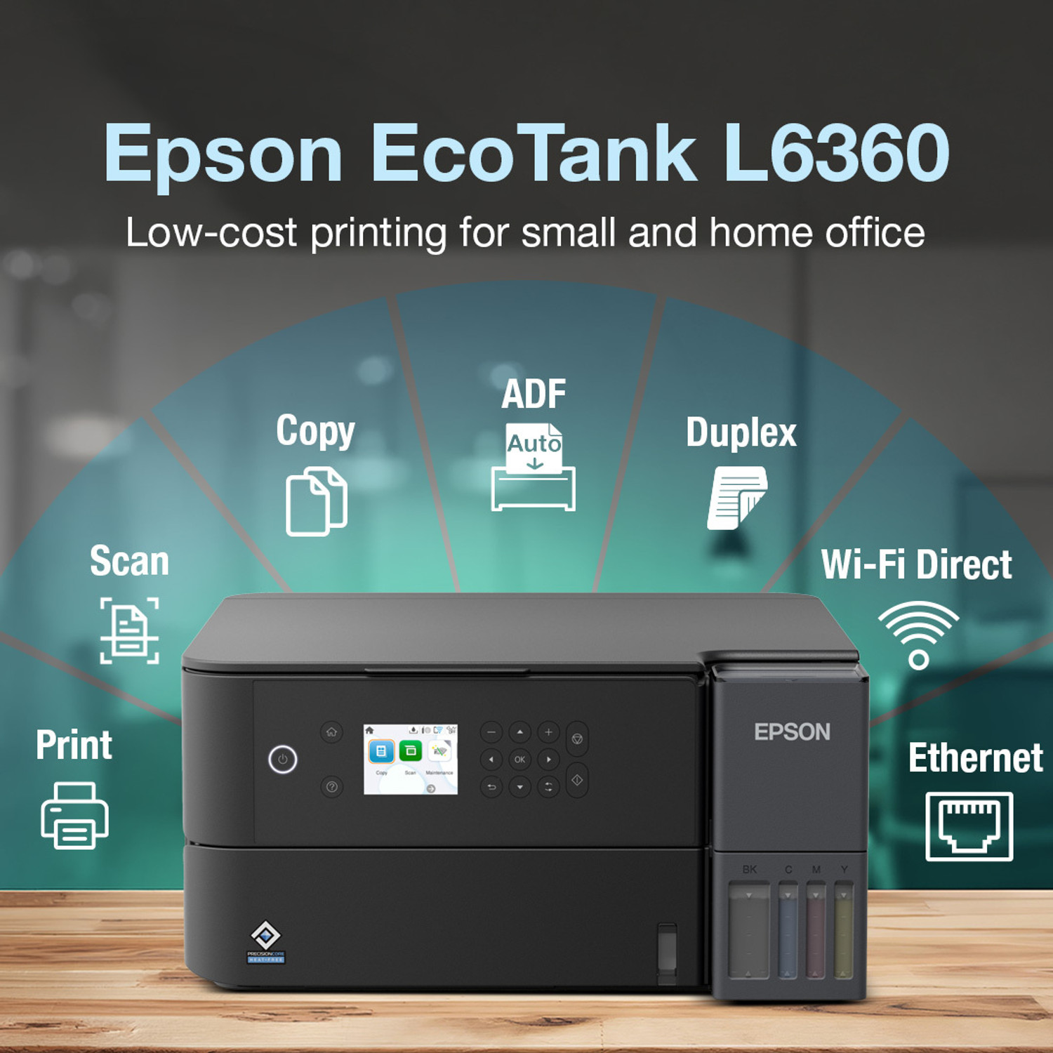 Image of Epson EcoTank L6360 Multi-function WiFi Color Ink Tank Printer
