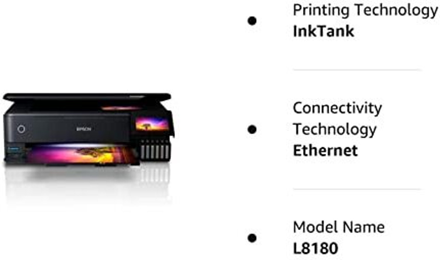 Image of Epson L8180 Multi-function Color Ink Tank Printer