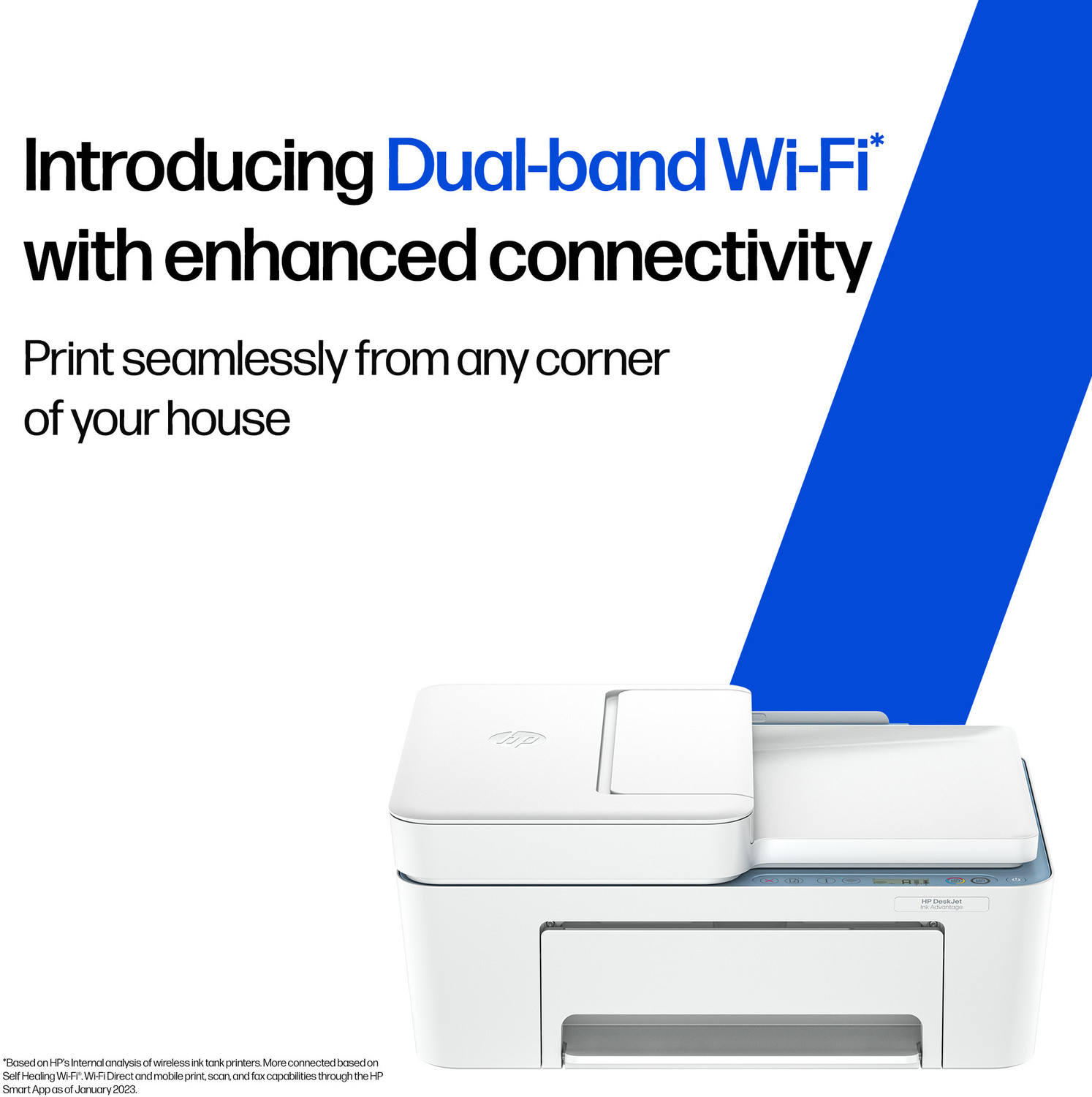 Image of HP DeskJet Ink Advantage 4388 Multi-function Color Inkjet Printer for Print /Scan /Copy with Auto Document Feeder, Ideal for Home /Small Office