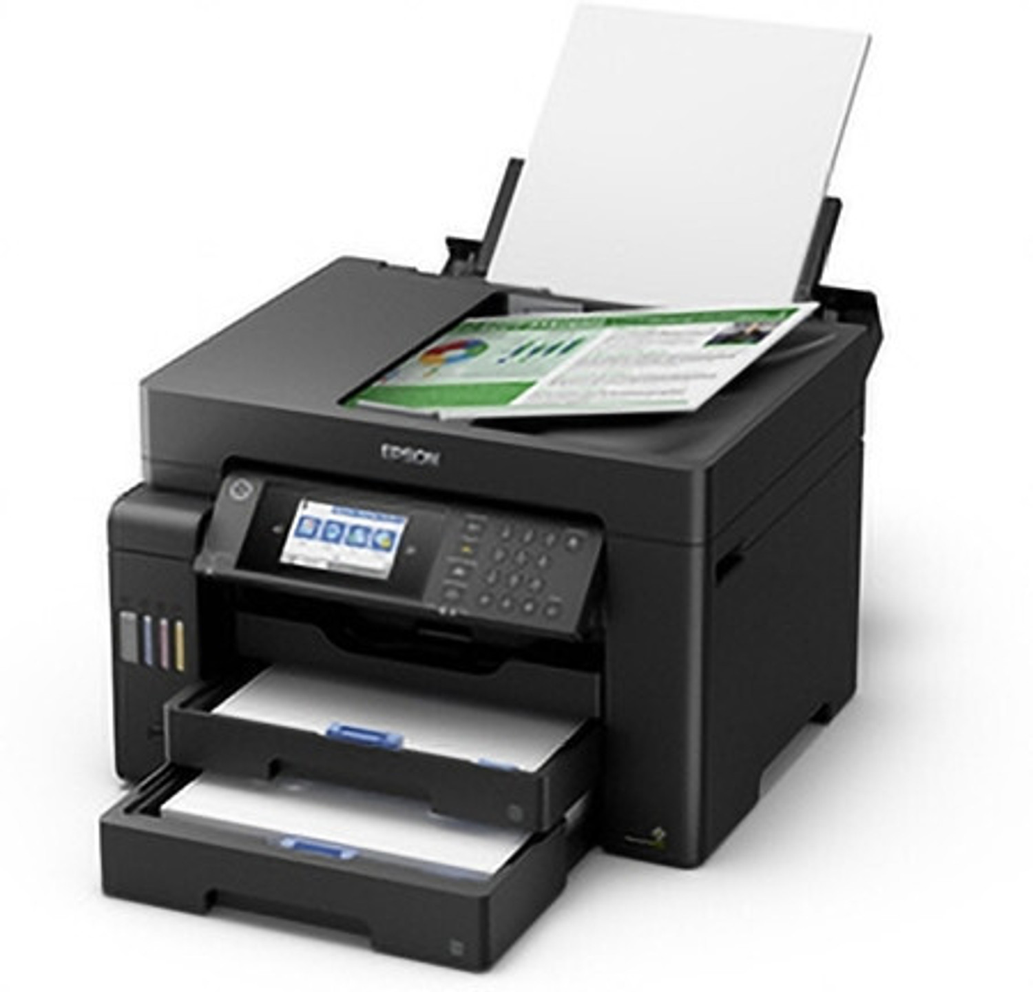 Image of Epson EcoTank L15150 Multi-function WiFi Color Inkjet Printer with Voice Activated Printing Google Assistant