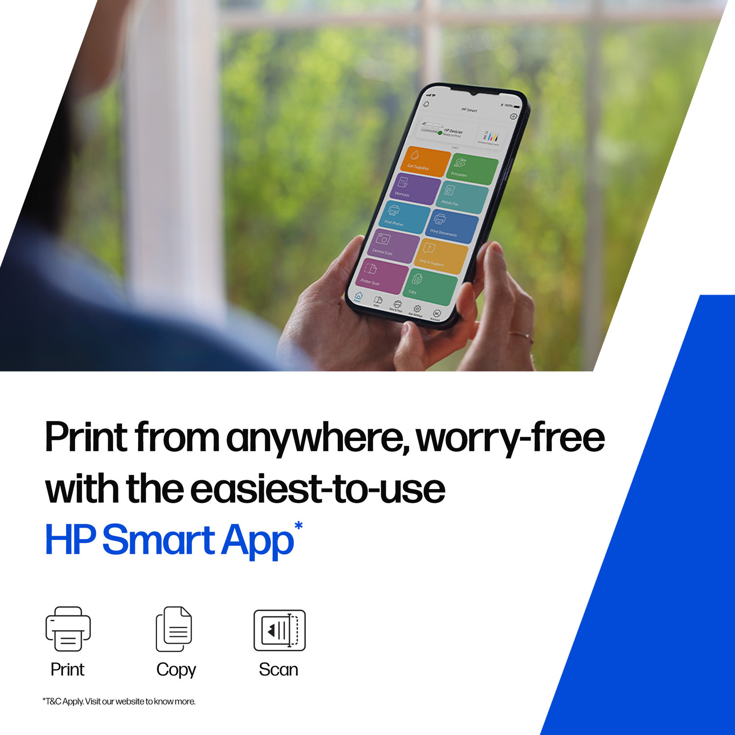 Image of HP DeskJet Ink Advantage 4388 Multi-function Color Inkjet Printer for Print /Scan /Copy with Auto Document Feeder, Ideal for Home /Small Office