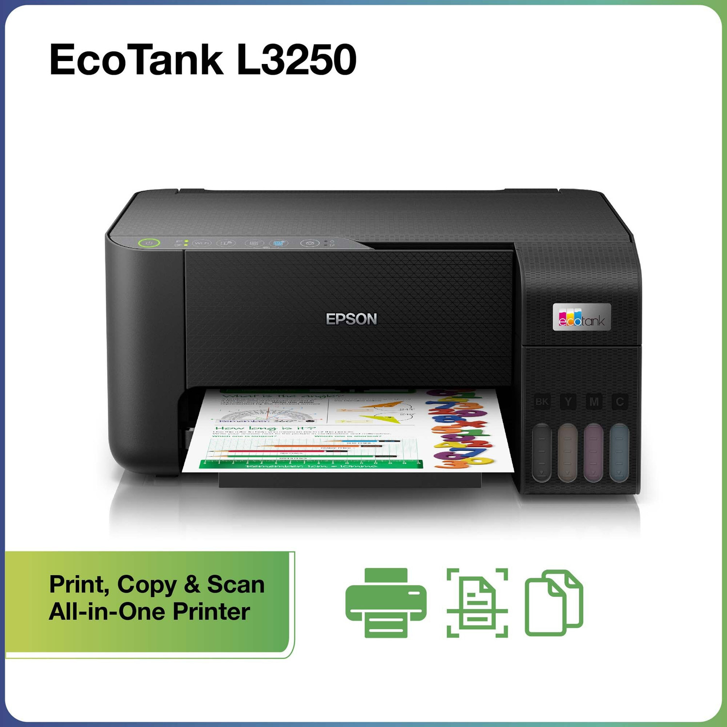 Image of Epson L3250 Multi-function WiFi Color Ink Tank Printer