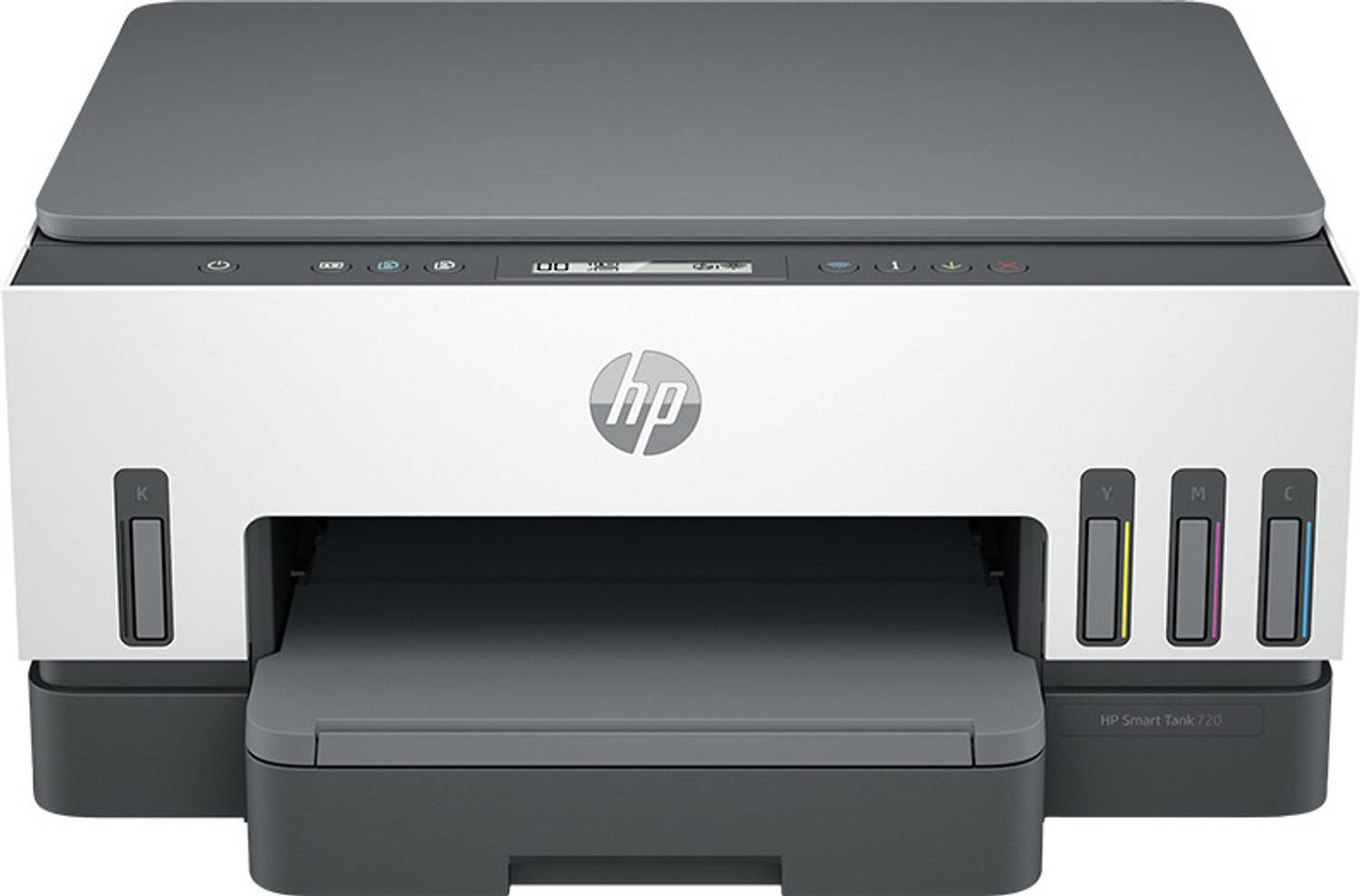 HP Smart Tank 720 All-in-One Duplex Wifi High Capacity Inktank Multi-function WiFi Color Ink Tank Printer (Color Page Cost: 0.2 Rs. | Black Page Cost: 0.1 Rs. | Borderless Printing) Print, Copy & Scan, Auto Duplex, Up to 15 IPM Mono / 9 IPM Color, Yield: Up to 12,000 Black / 8,000 Color Pages, Automatic Ink Sensor, In-Box Ink Included