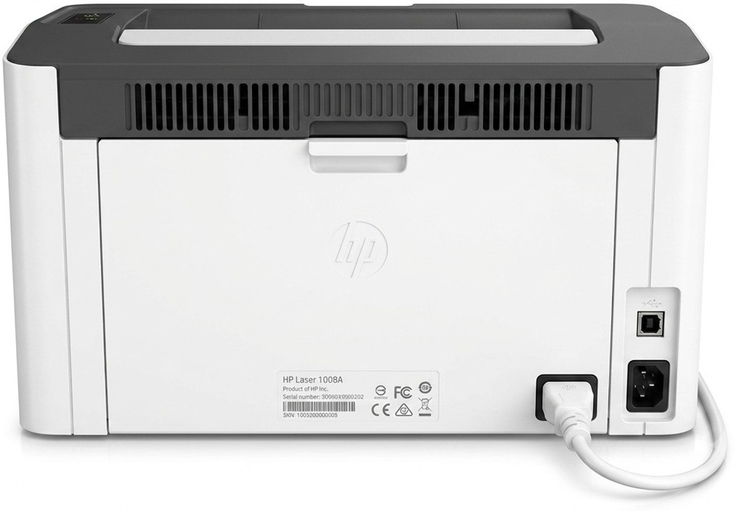 Image of HP Laser 1008A USB, Duplex, Compact for Home & Small Office Single Function Monochrome Laser Printer