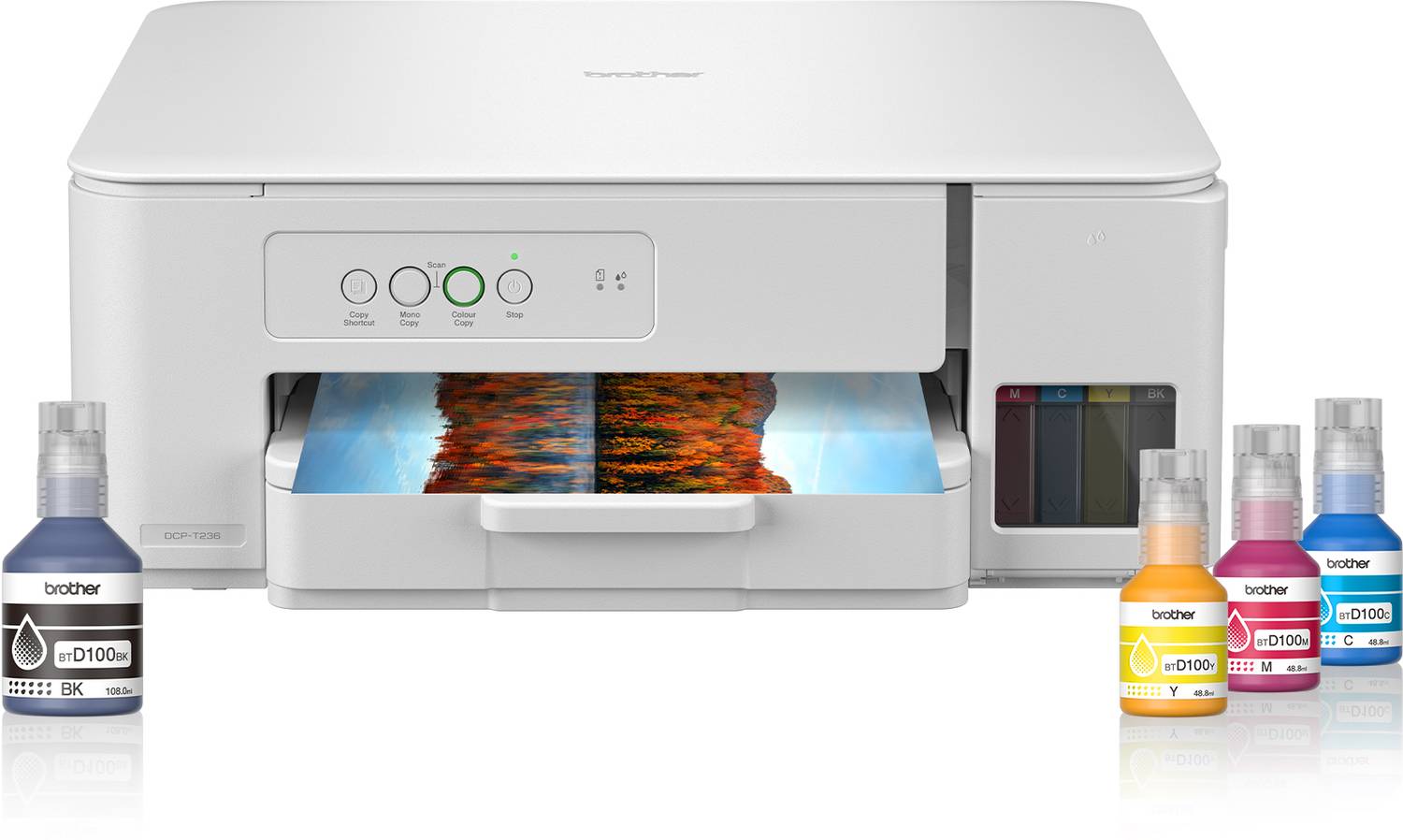 brother DCP-T236 Multi-function Color Ink Tank Printer (Borderles