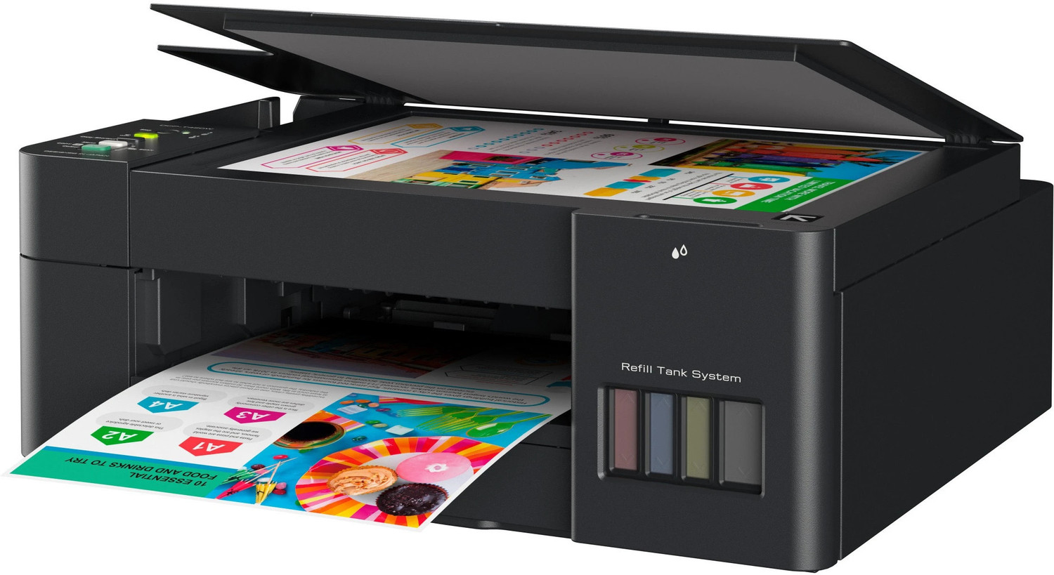 Image of brother DCP-T220 Multi-function Color Ink Tank Printer (Borderless Printing)