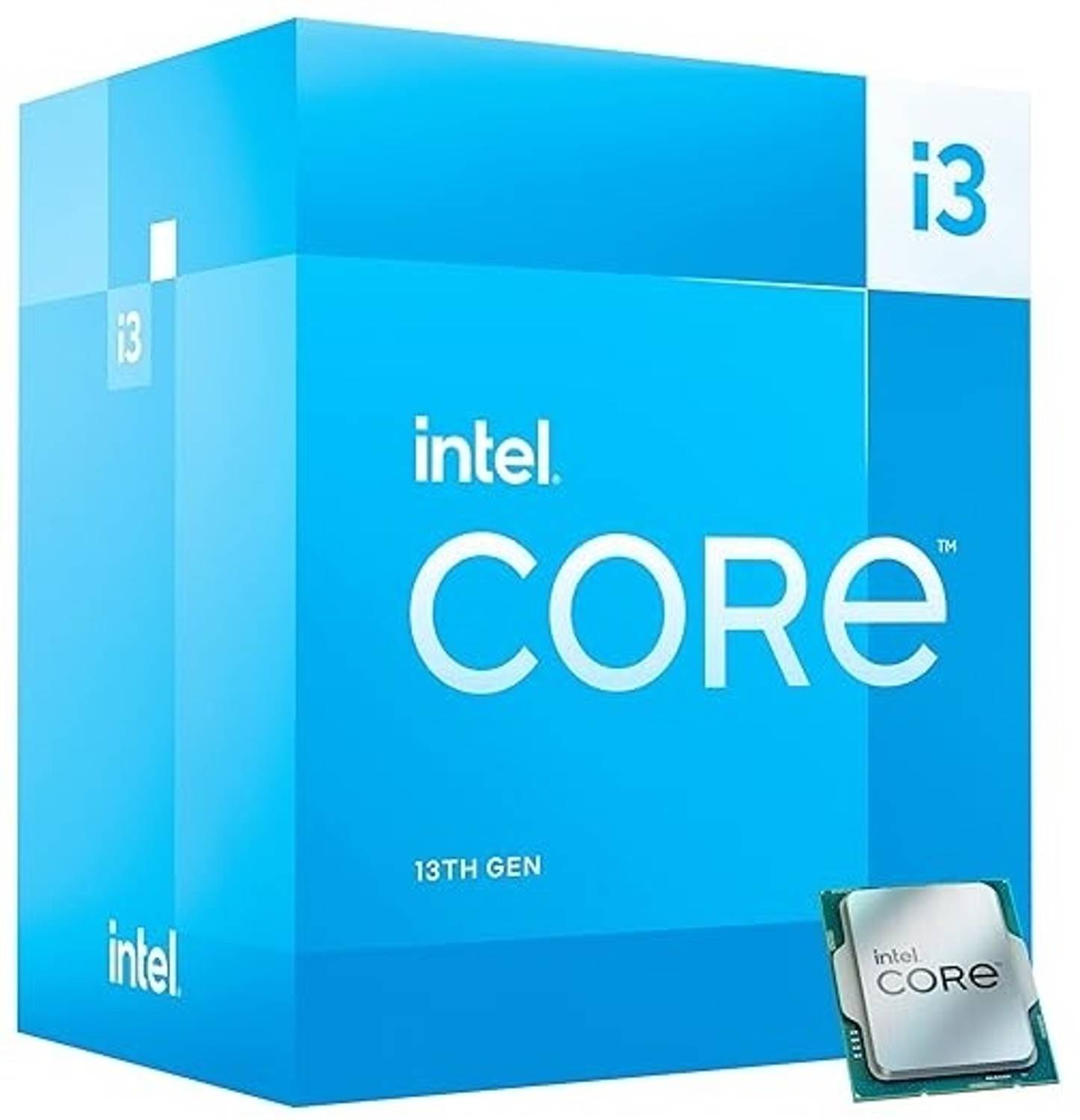 CPU CPU i3-13100 Intel i3-13100F 3.4 GHz LGA1700 Socket 4 Cores Desktop Processor