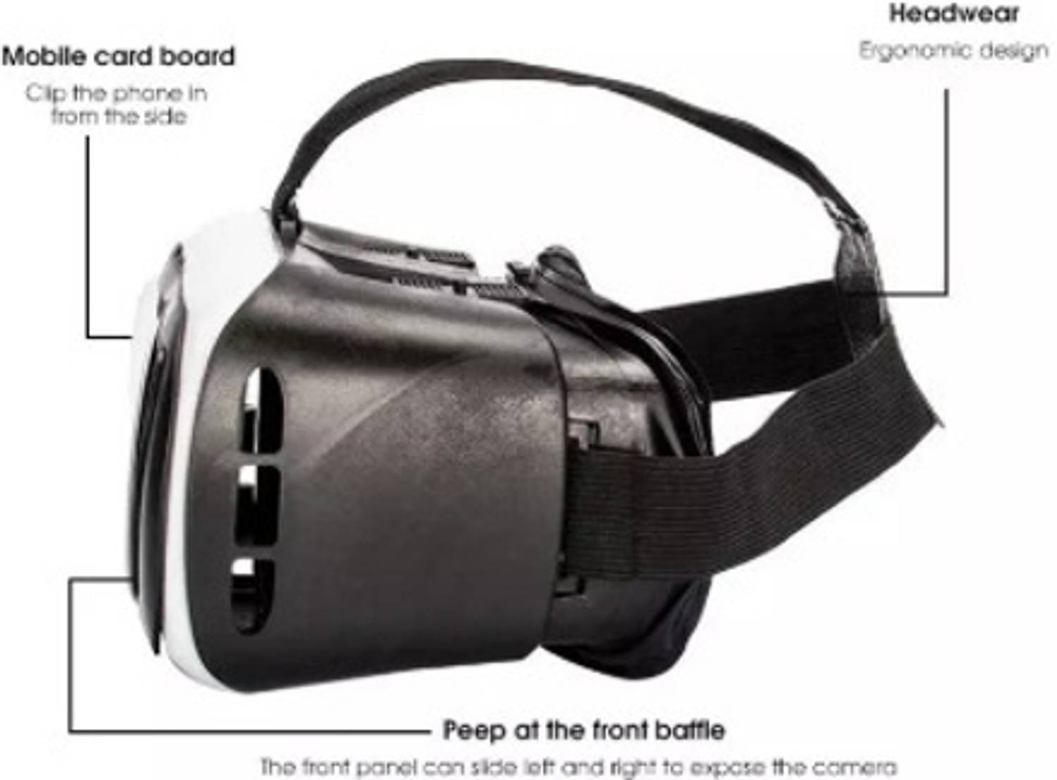 VRGRID VR Headset Premium Mobile VR Box - Image 3