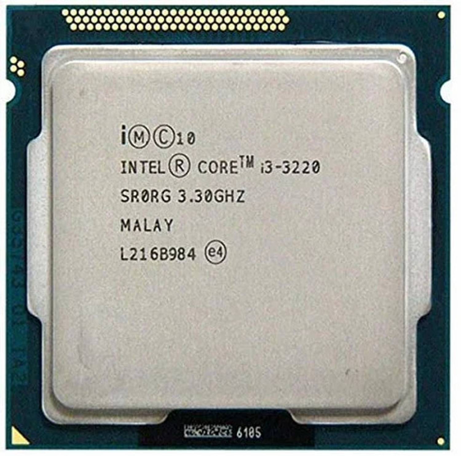 Amit i3 3220 (3rd Gen) LGA1155 Processor 3.3 GHz LGA 1155 2 Core Processor Designed for Desktop