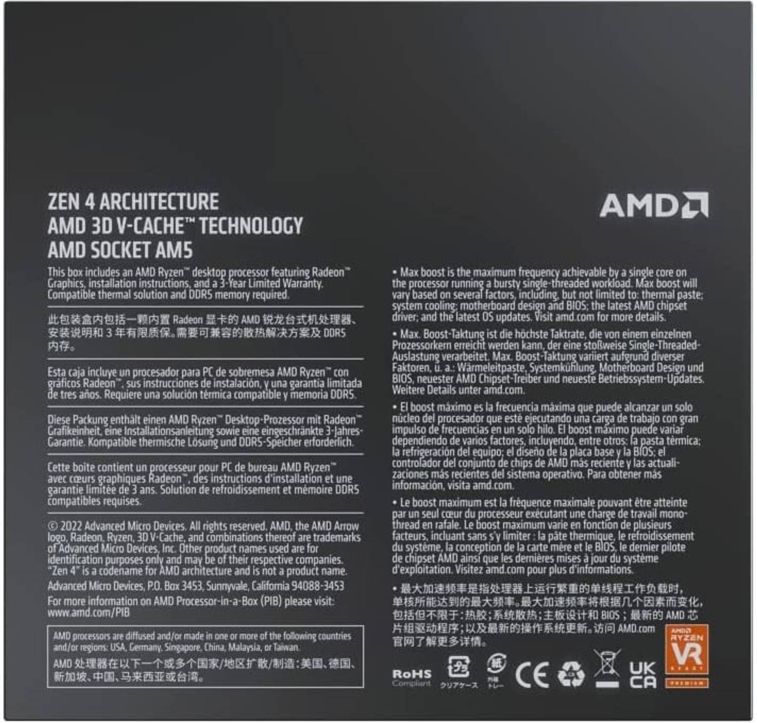 AMD Ryzen 9 7950X 3D 4.2 GHz Upto 5.7 GHz AM5 Socket 16 Cores 32