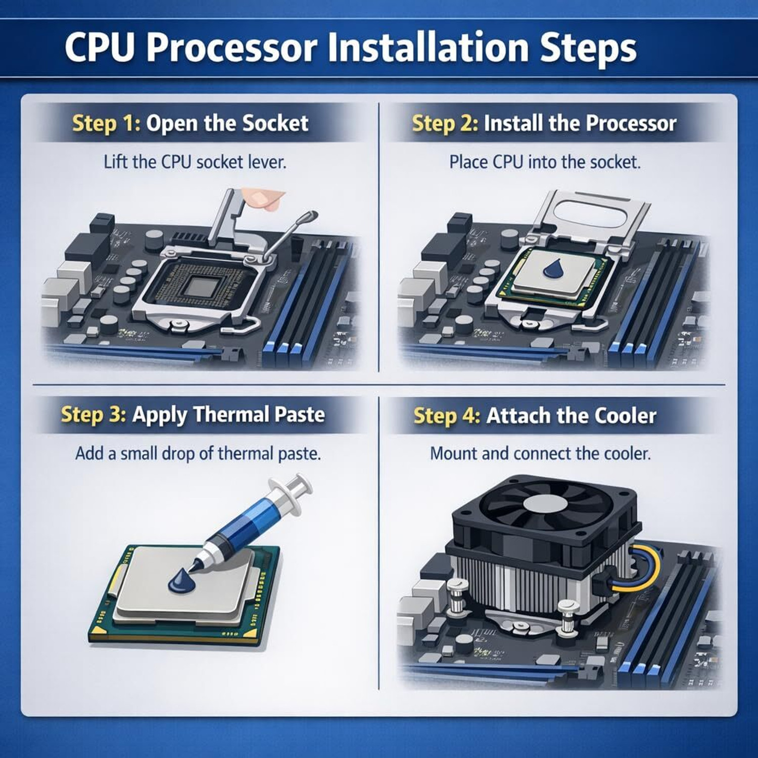 Image of CPU WALA Core i7 3rd Gen processor with speed up to 3.9 GHz support 3.4 GHz LGA 1155 4 Core Processor Designed for Desktop