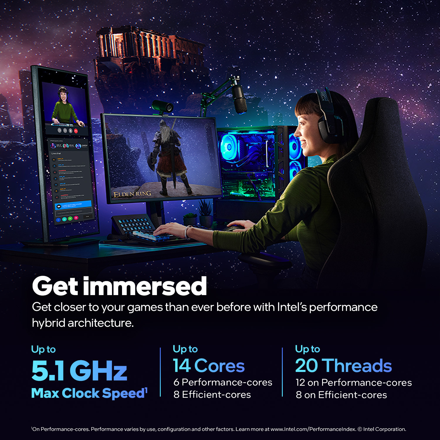 Image of Intel i5-13600KF 2.6 GHz LGA1700 Socket 6 Cores Desktop Processor