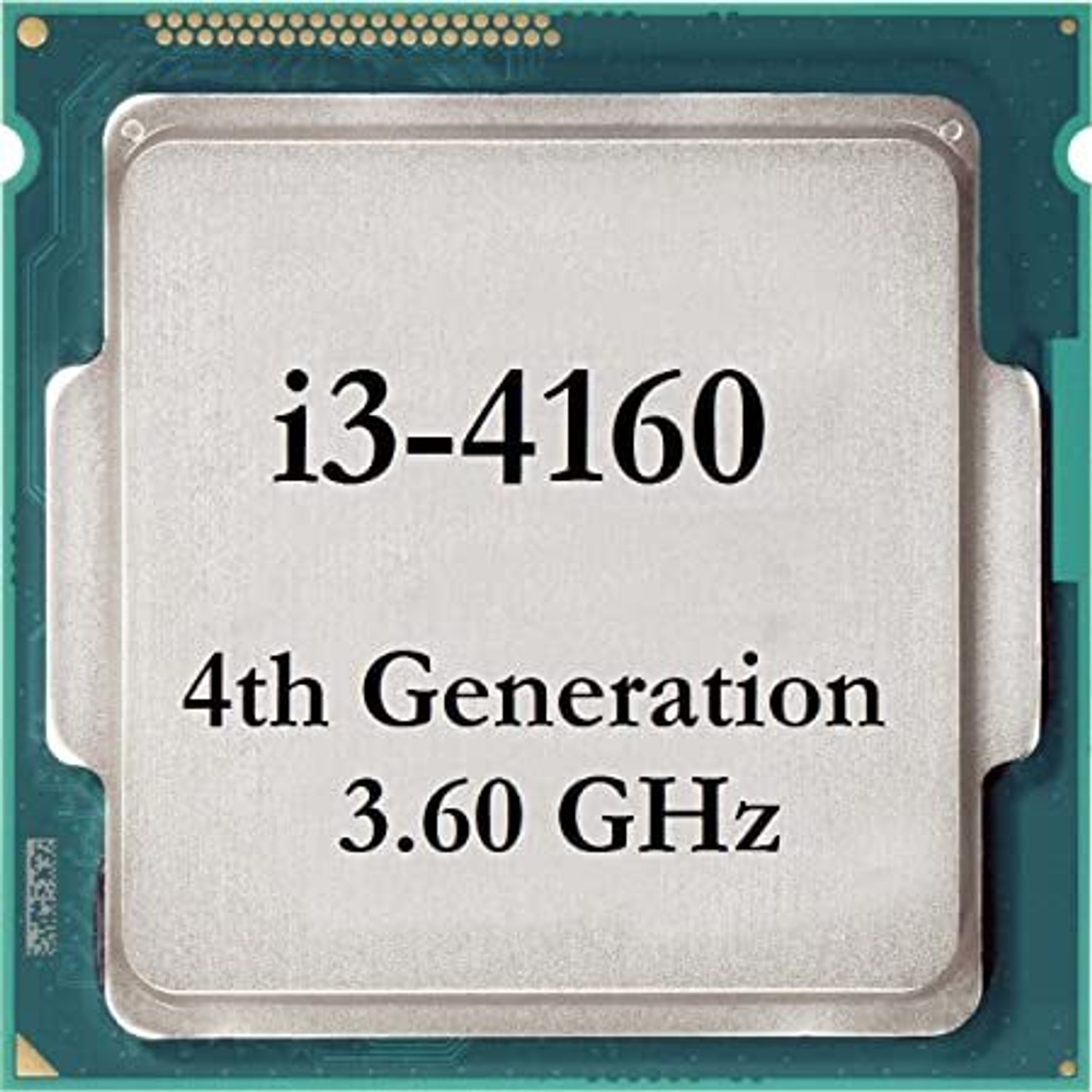 Image of Intel Core i3-4160 (4TH Gen) 3MB Cache 3.6 GHz LGA 1150 Socket 2 Cores Desktop Processor