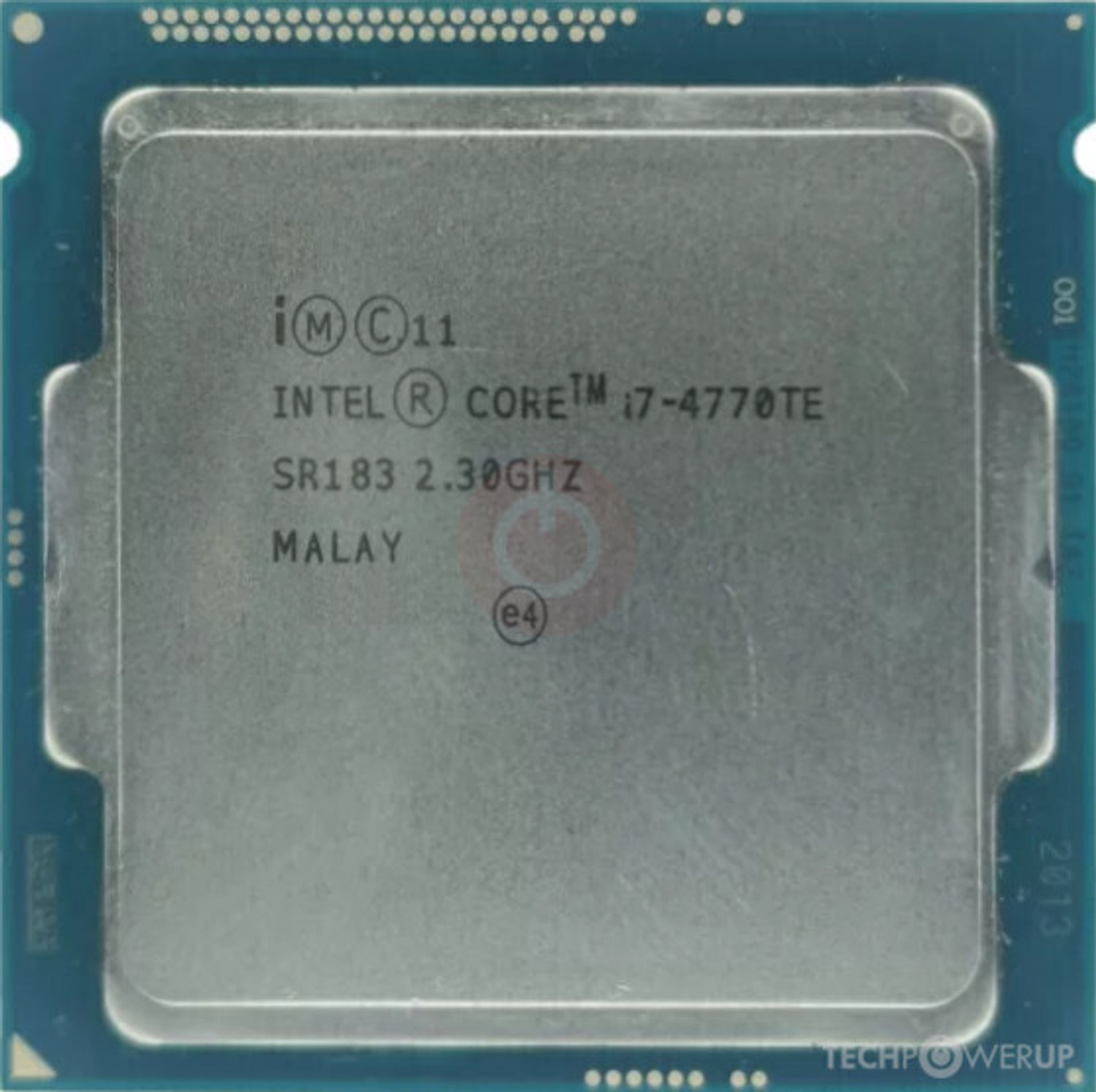 Image of pccpu Core i7 4770TE (4th Genration) 2.3 GHz LGA 1150 4 Core Processor Designed for Desktop