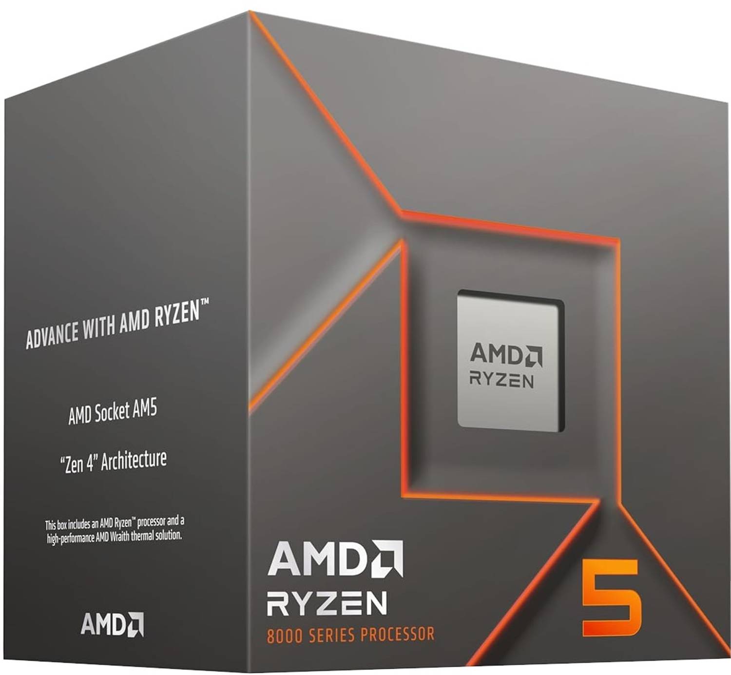 AMD Ryzen 5 8400F 4.2 GHz AM5 Socket 6 Cores 12 Threads Desktop