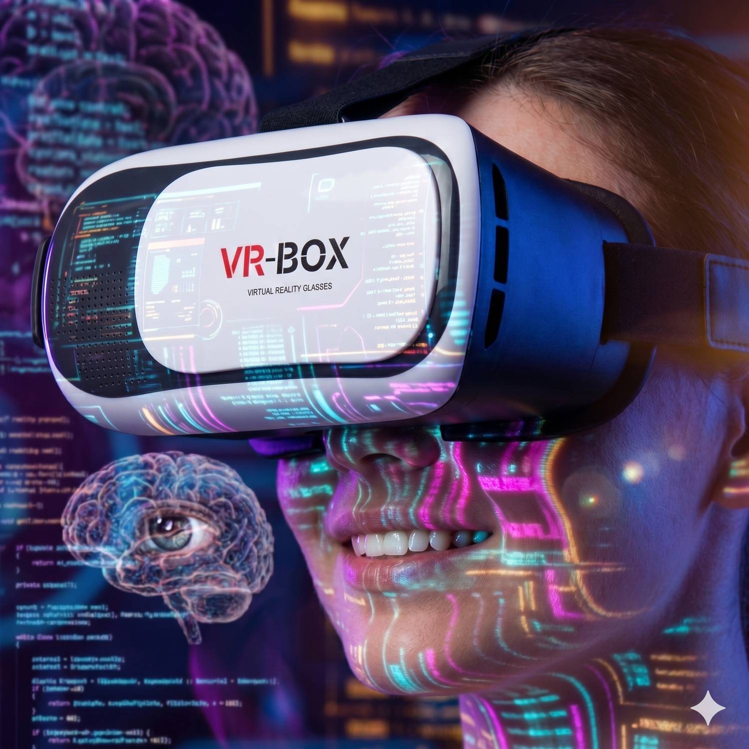 SammsangVR VR Headset with Gamepad - Image 1