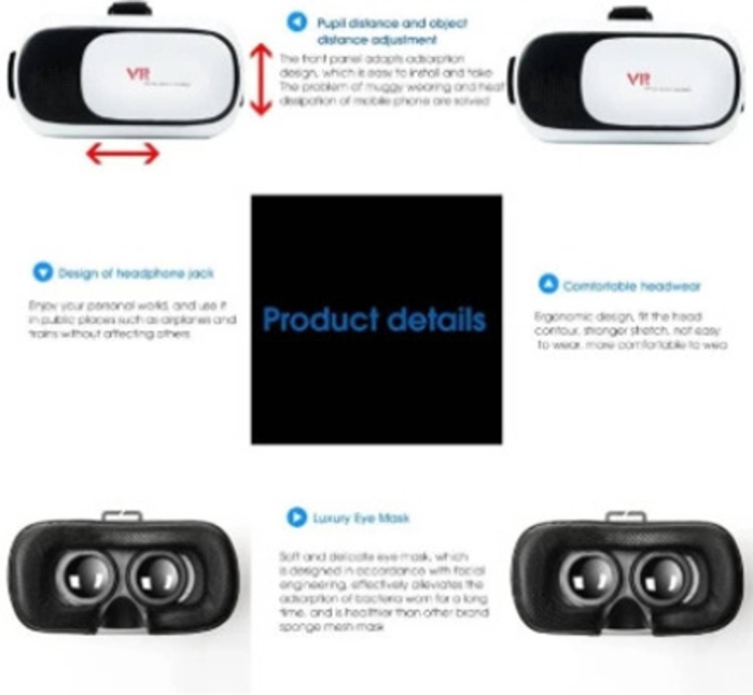 Oryzon VR Headset Universal Mobile VR Viewer - Image 5