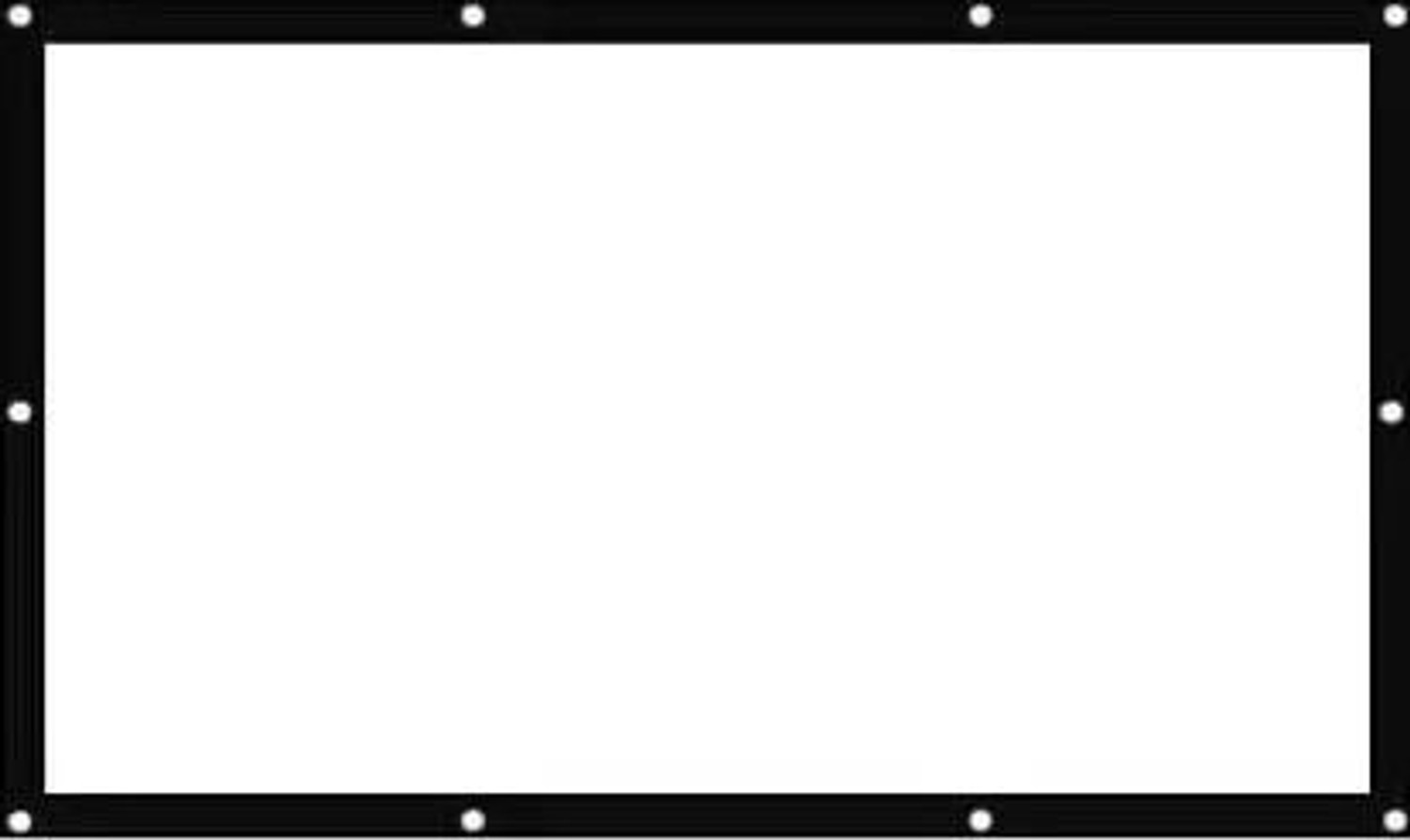 Image of Moiz 120 inch 16:9 HD Projector Screen, Anti-Crease Foldable Portable, white matt Projector Screen (Width 105 cm x 59 cm Height)